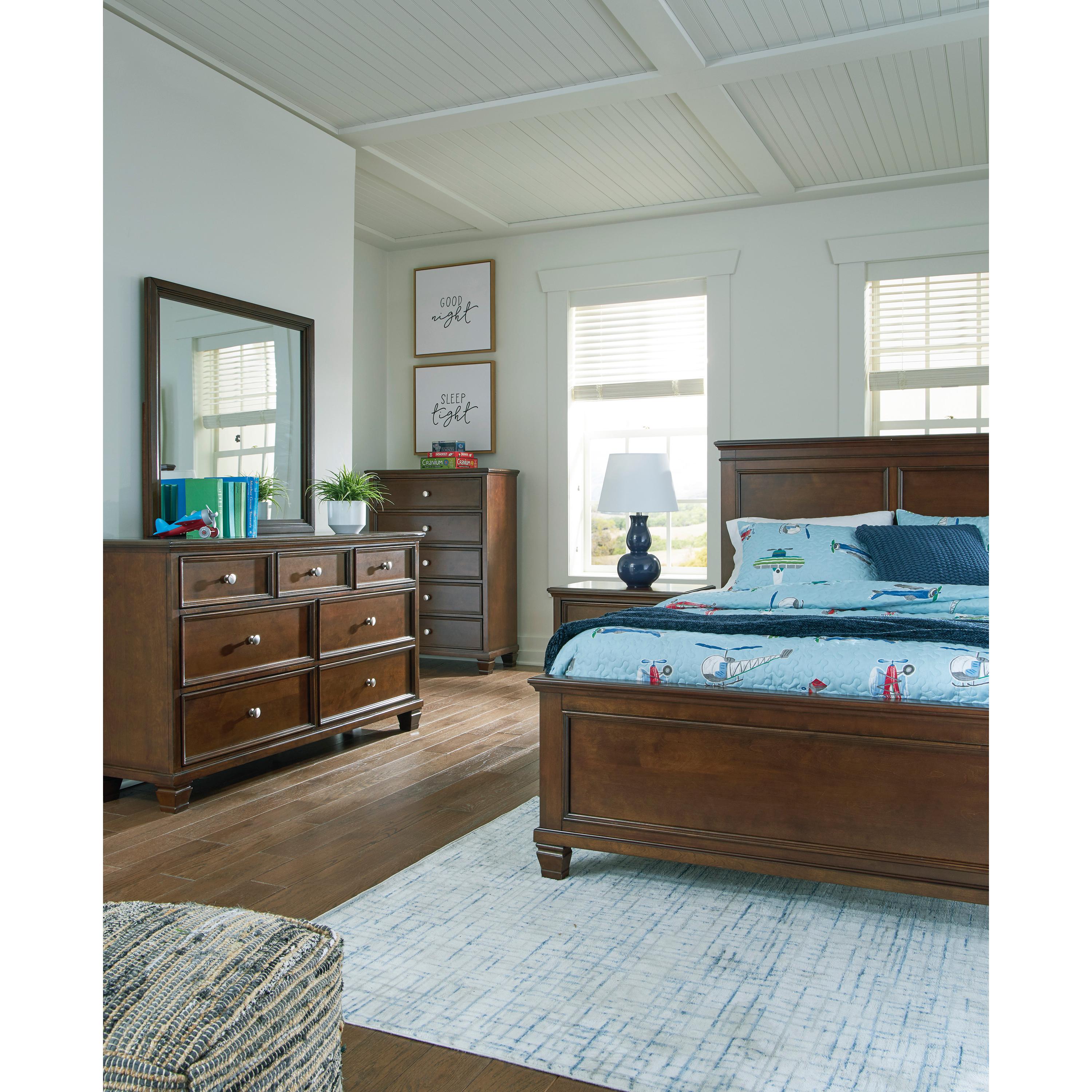  Size_Full --  Danabrin B685B8 Full Panel Bed IMAGE 10