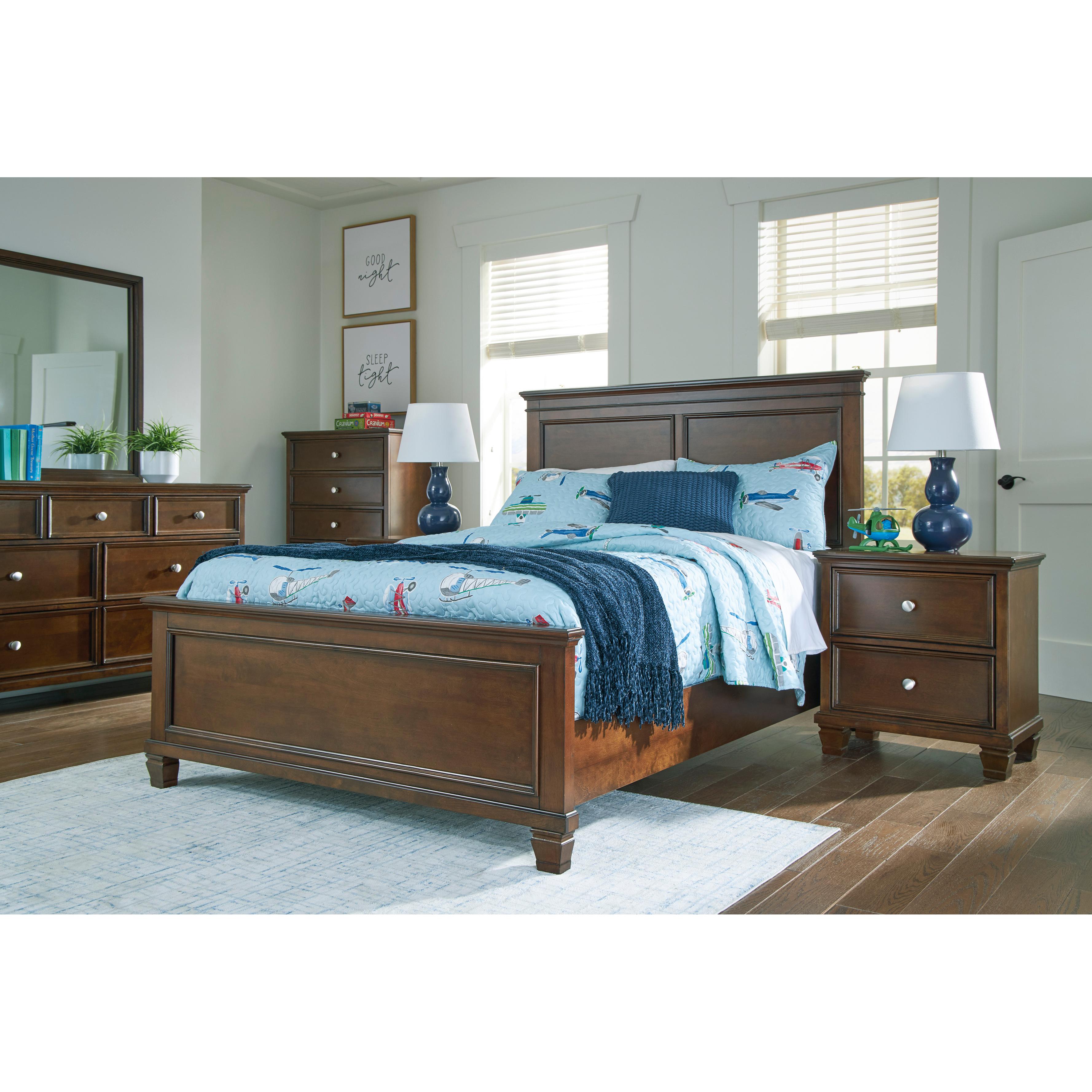  Size_Full --  Danabrin B685B8 Full Panel Bed IMAGE 7