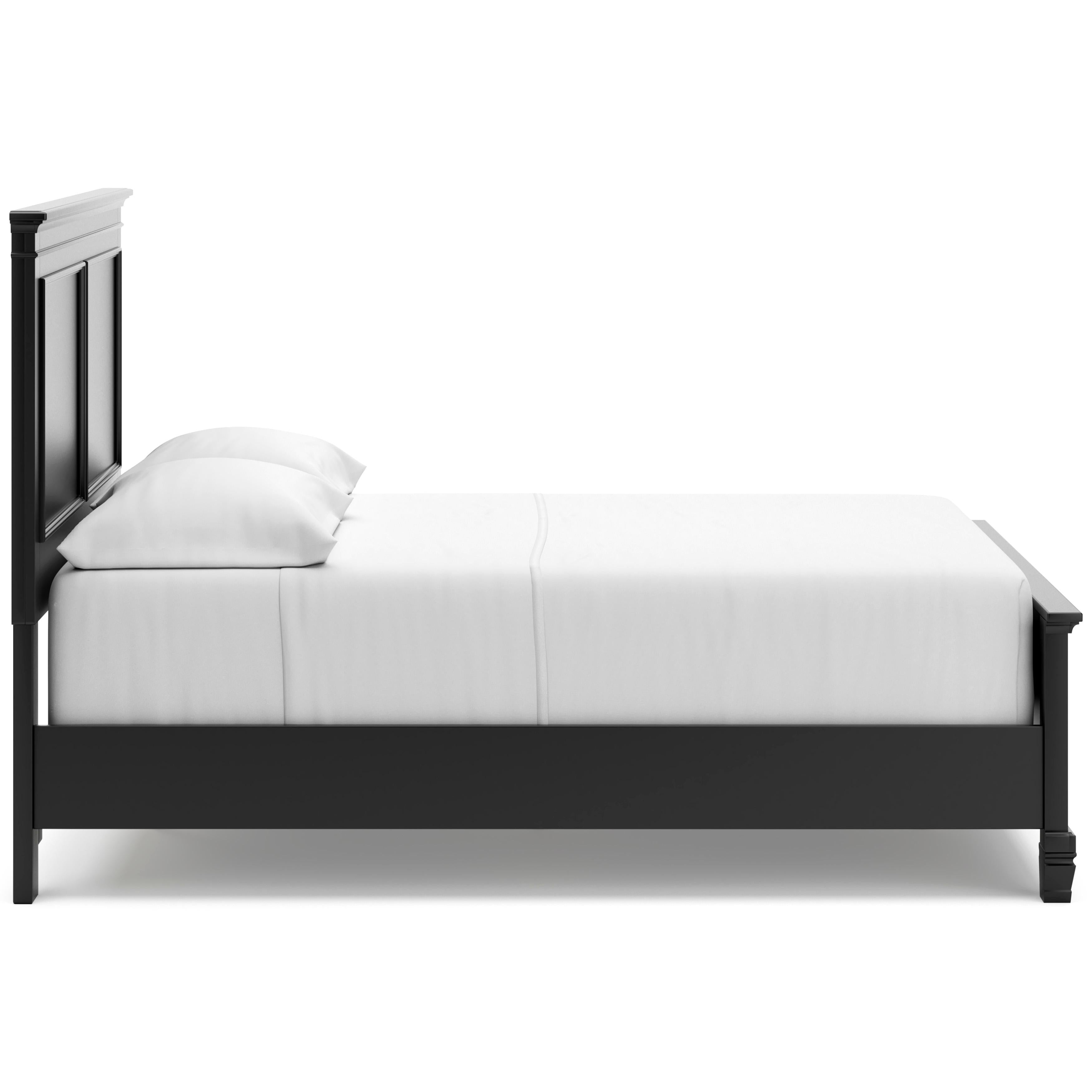  Size_Full --  Lanolee B687B4 Full Panel Bed IMAGE 3