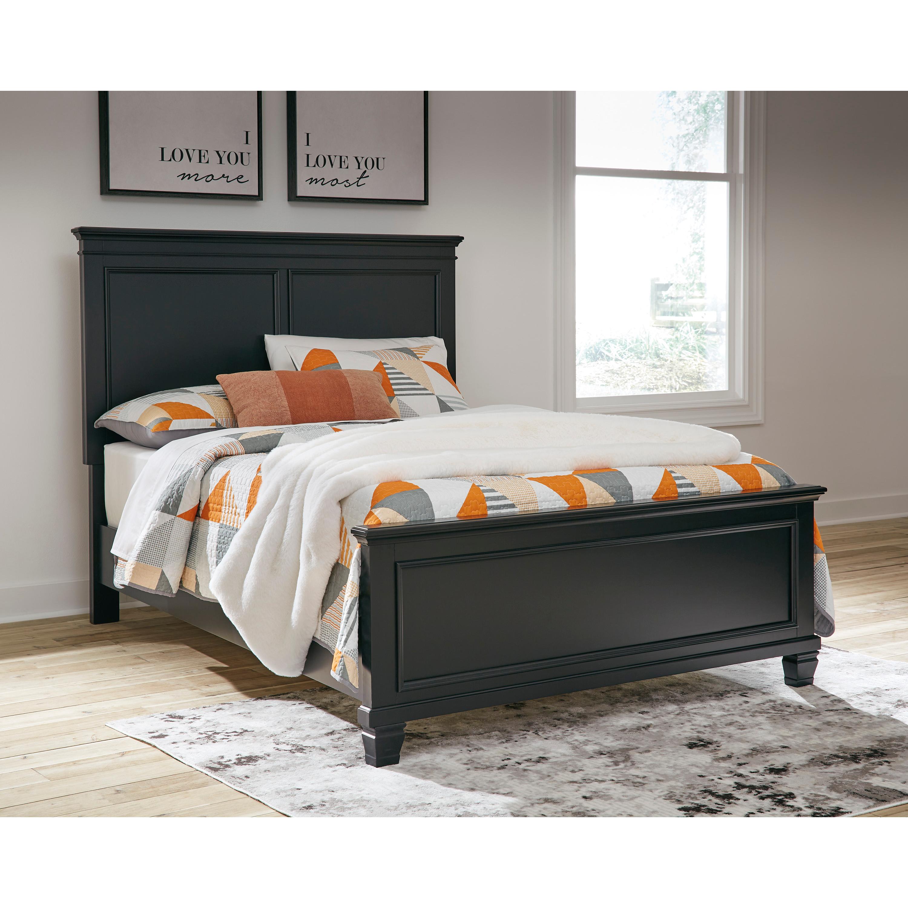  Size_Full --  Lanolee B687B4 Full Panel Bed IMAGE 5