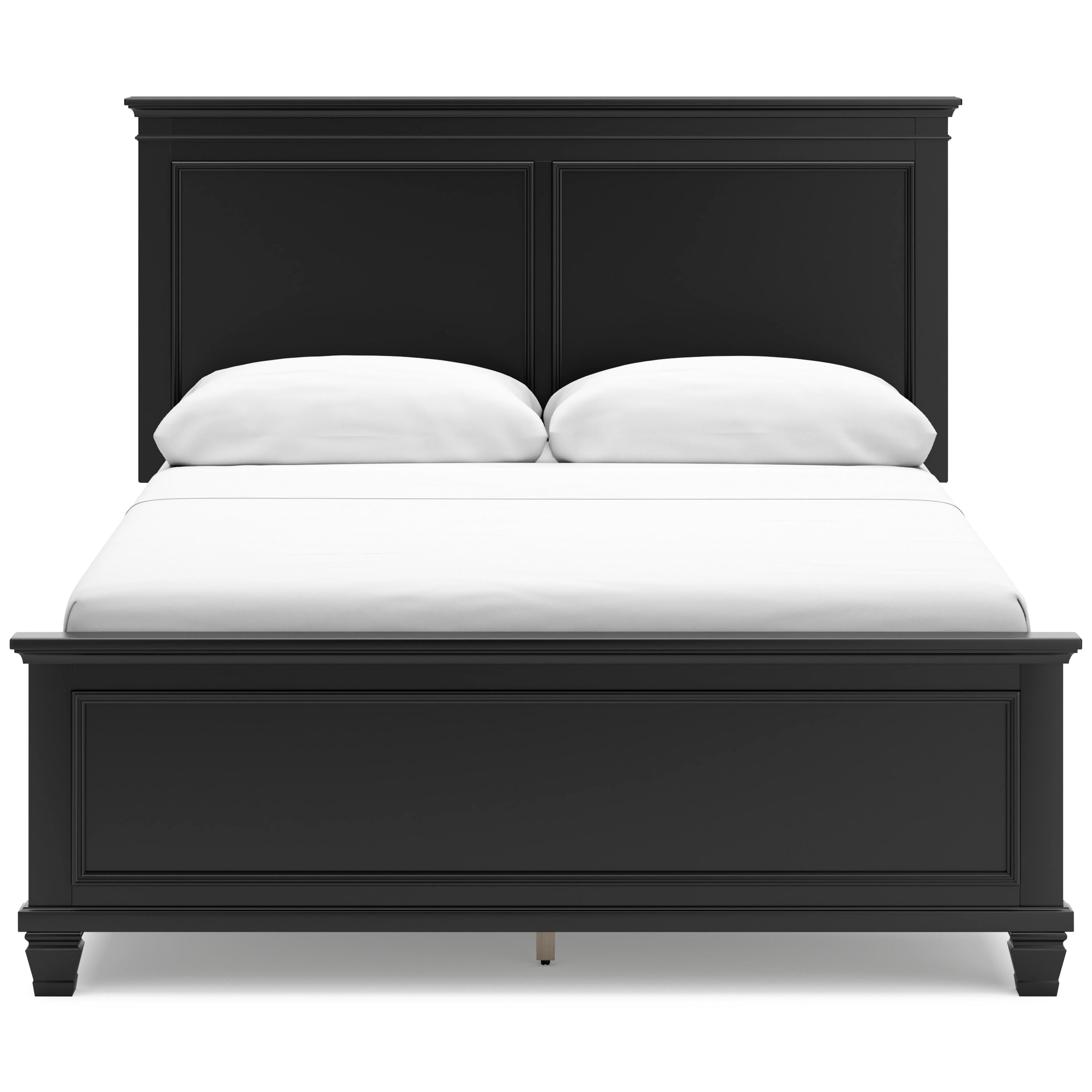  Size_Queen --  Lanolee B687B6 Queen Panel Bed IMAGE 2