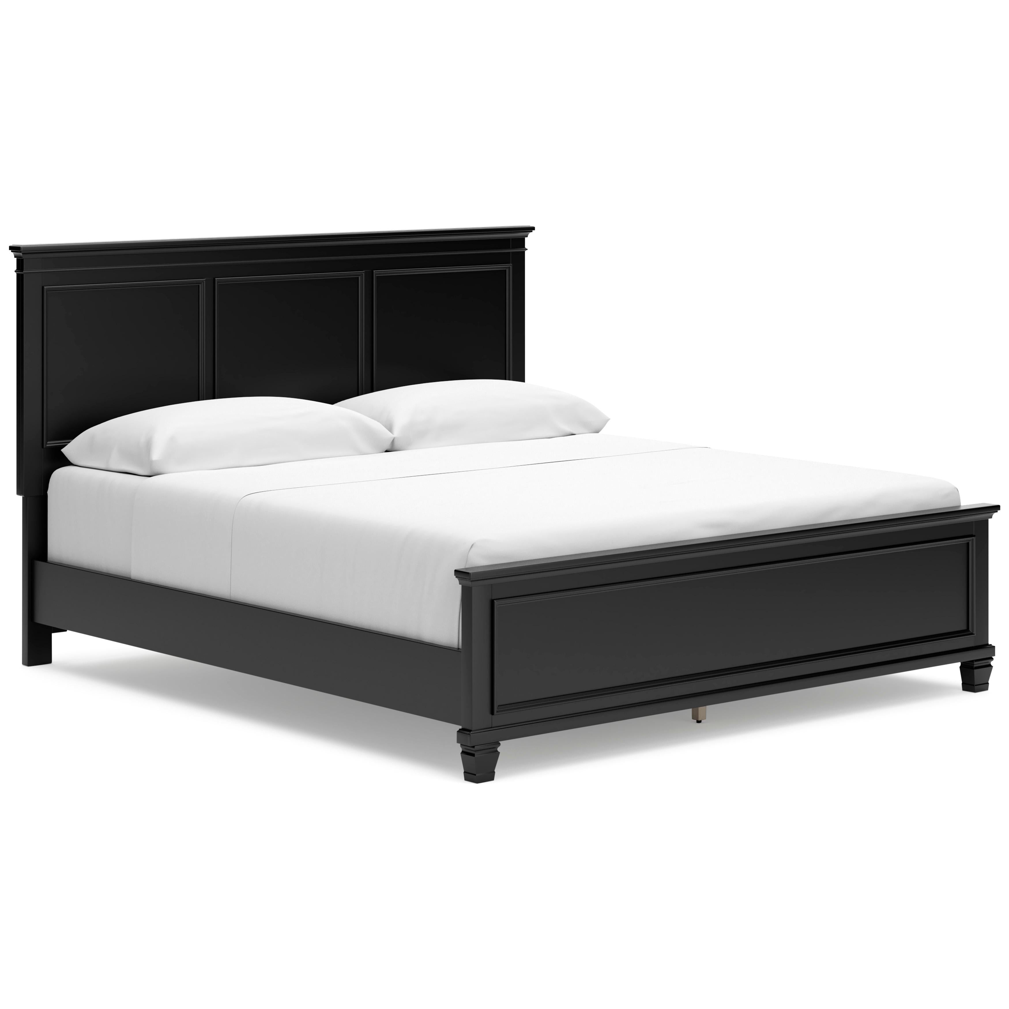  Size_California King --  Lanolee B687B9 California King Panel Bed IMAGE 1
