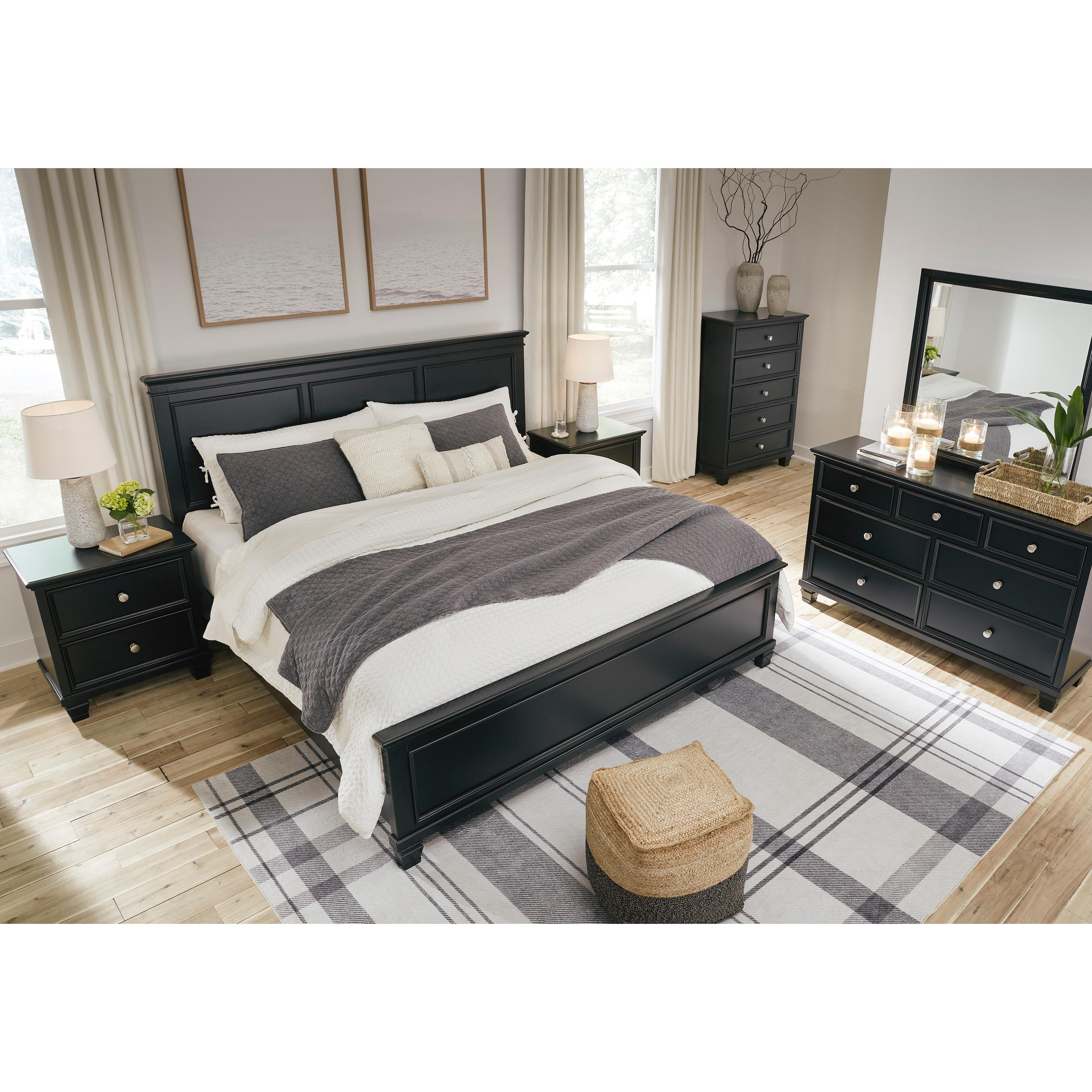  Size_California King --  Lanolee B687B9 California King Panel Bed IMAGE 6