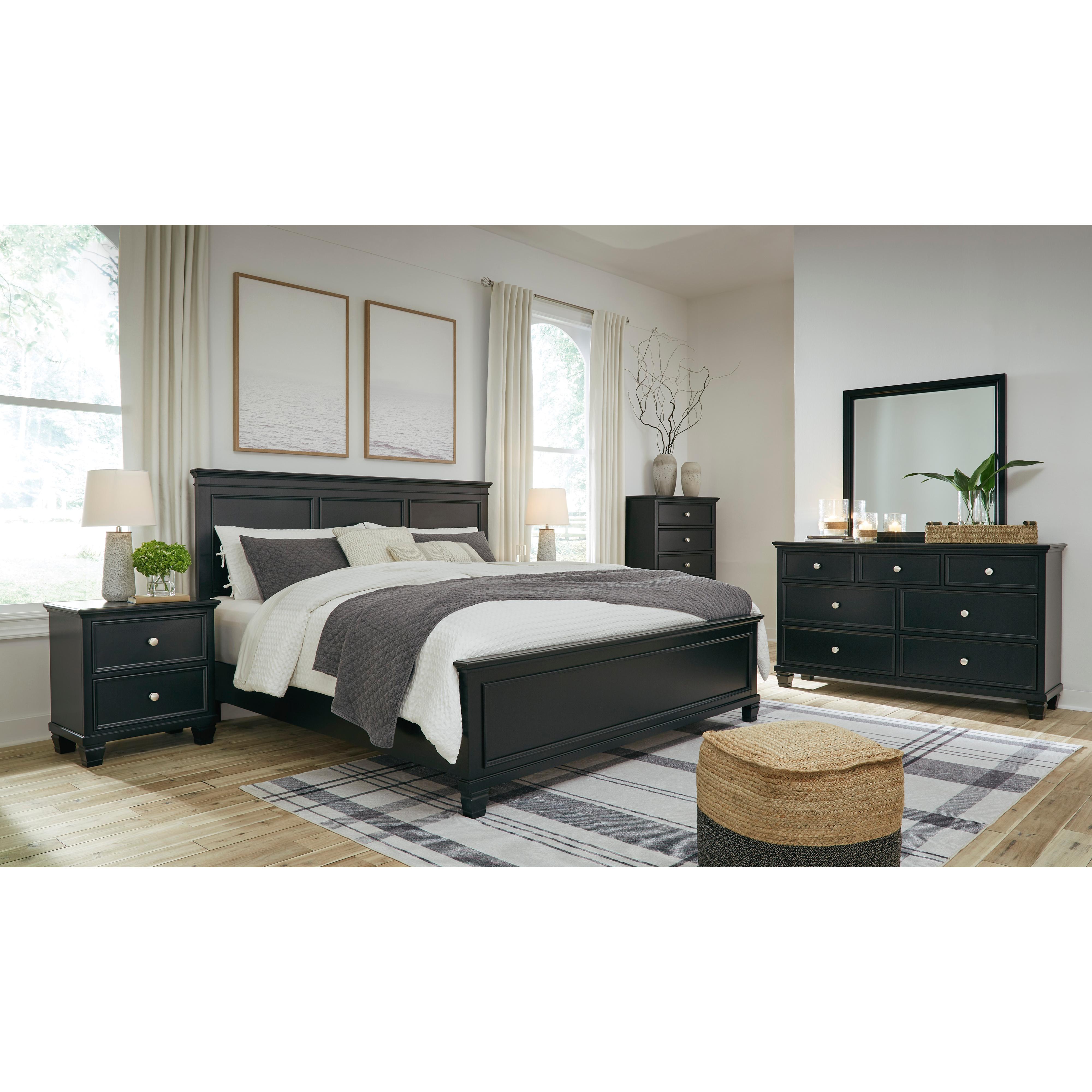  Size_California King --  Lanolee B687B9 California King Panel Bed IMAGE 8