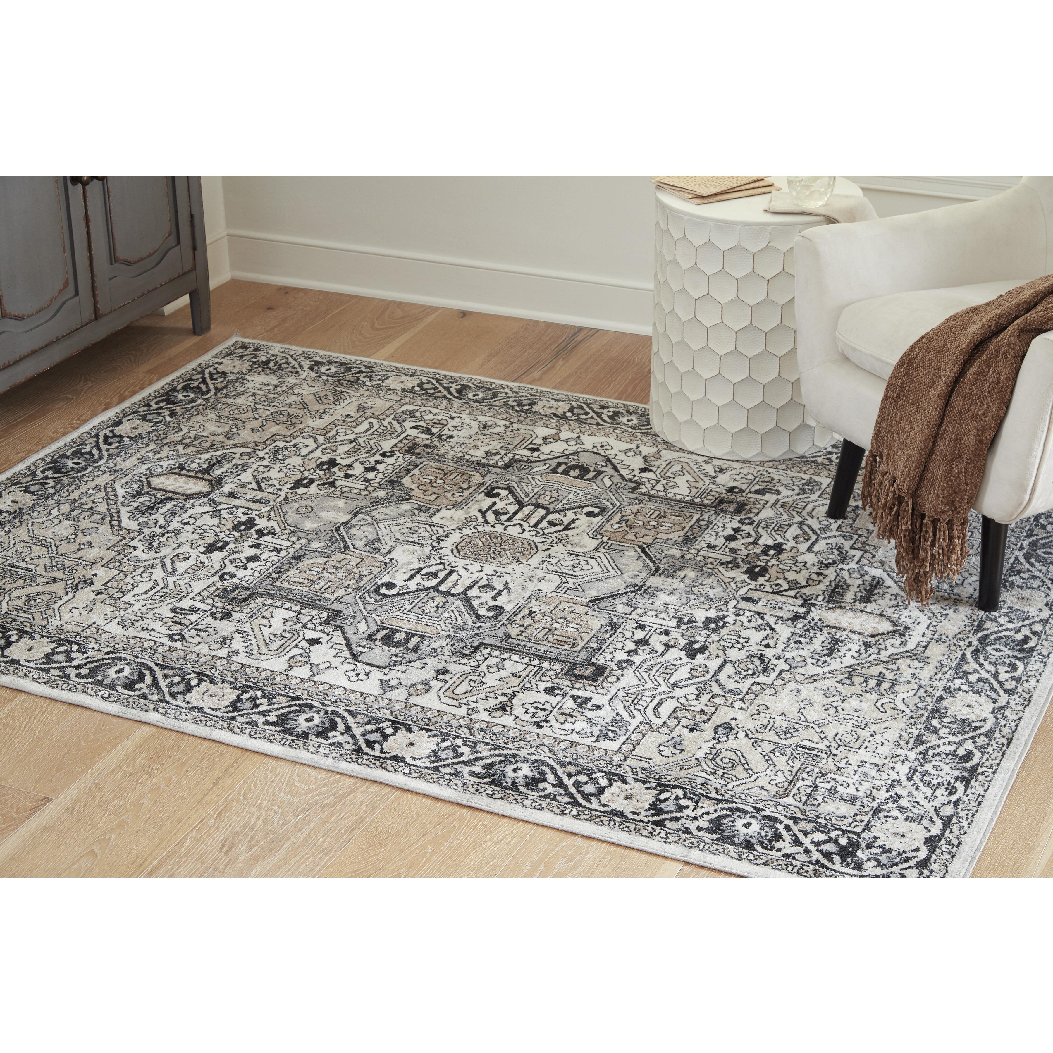  Size_5'2" x 6'10" --  Signature Design by Ashley Gregmoore Washable Rug IMAGE 4