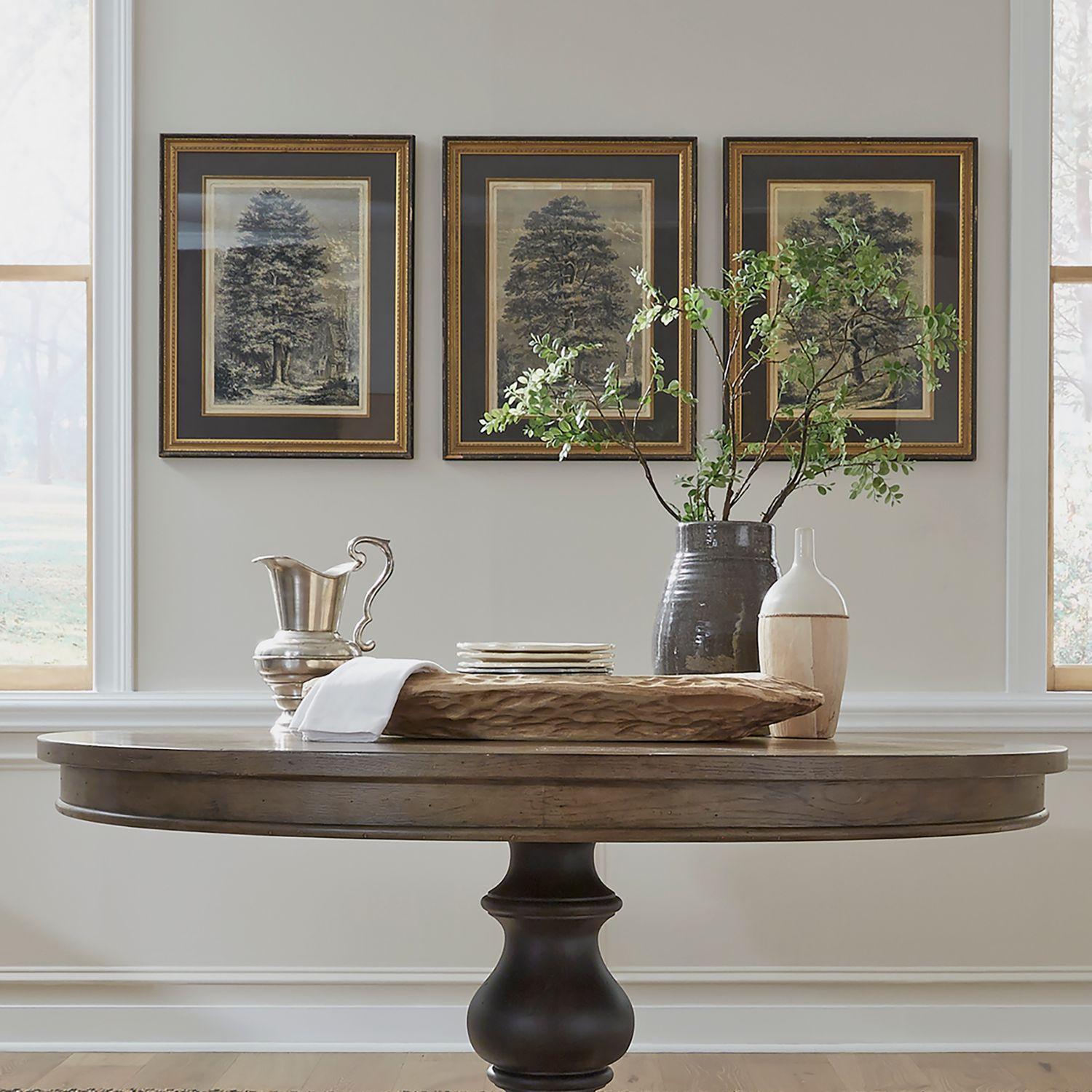  Liberty Furniture Industries Inc. Americana Farmhouse 615 Pedestal Table IMAGE 2