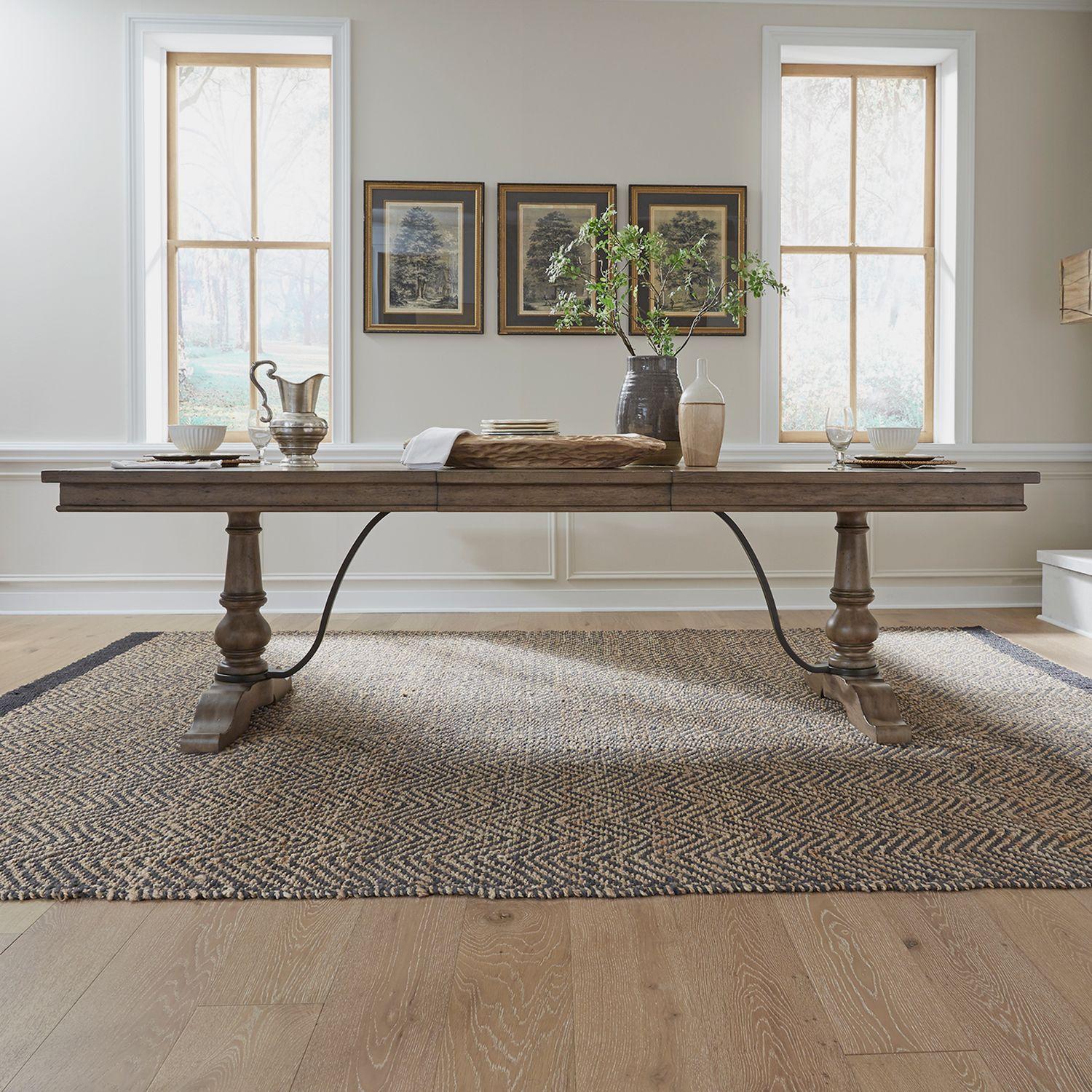  Liberty Furniture Industries Inc. Americana Farmhouse 615 Trestle Table IMAGE 1