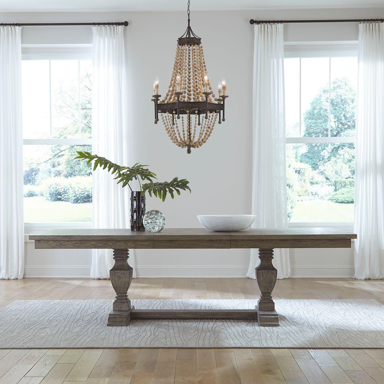  Liberty Furniture Industries Inc. Westfield 944 Trestle Table IMAGE 1