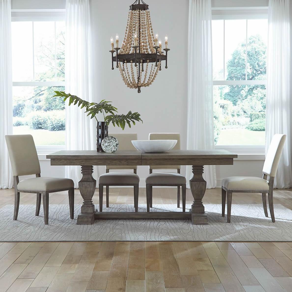  Liberty Furniture Industries Inc. Westfield 944 Trestle Table IMAGE 3