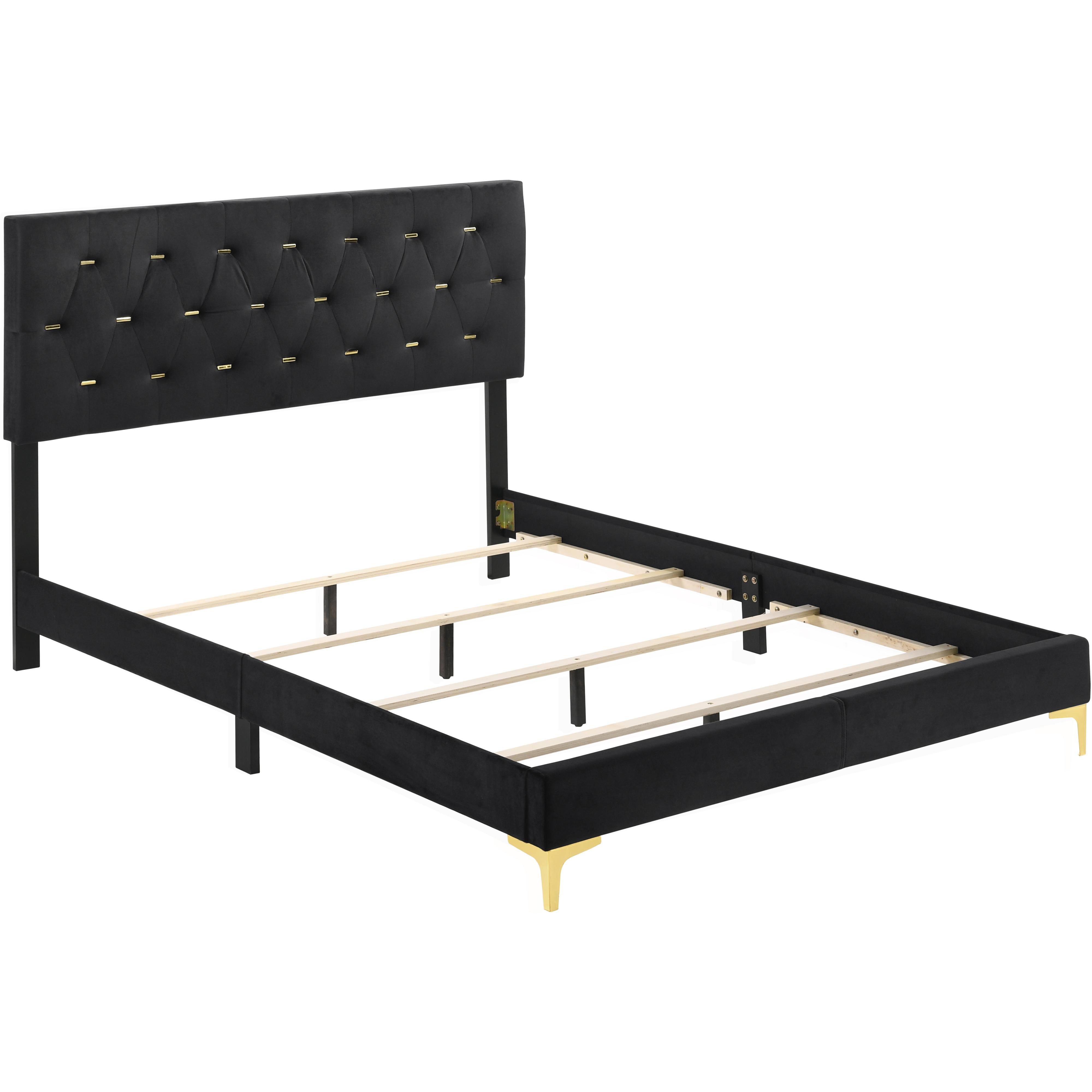  Size_Queen --  Coaster Furniture Kendall Upholstered Panel Bed IMAGE 2