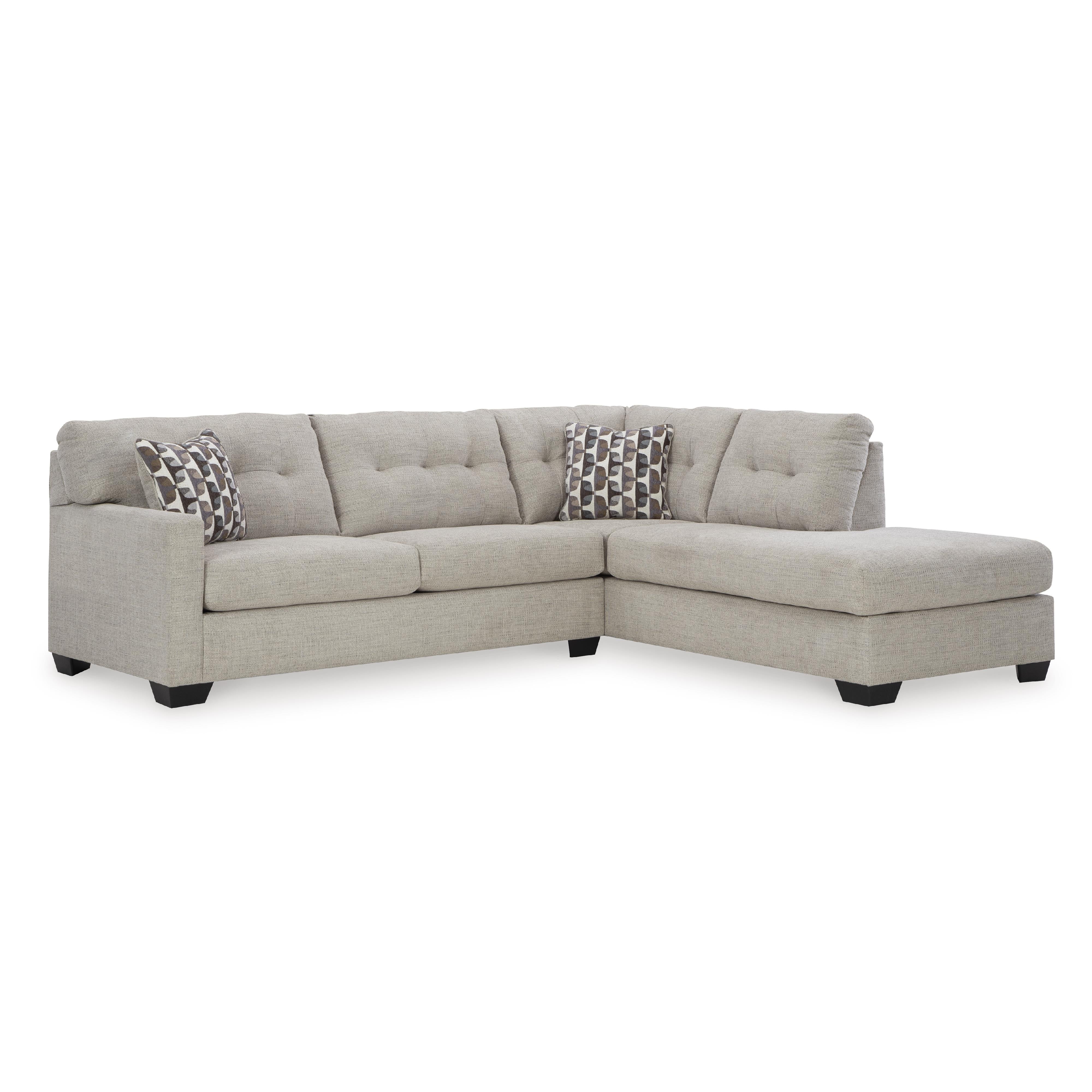  Signature Design by Ashley Mahoney 31004S4 2 pc Sleeper Sectional with Chaise IMAGE 1