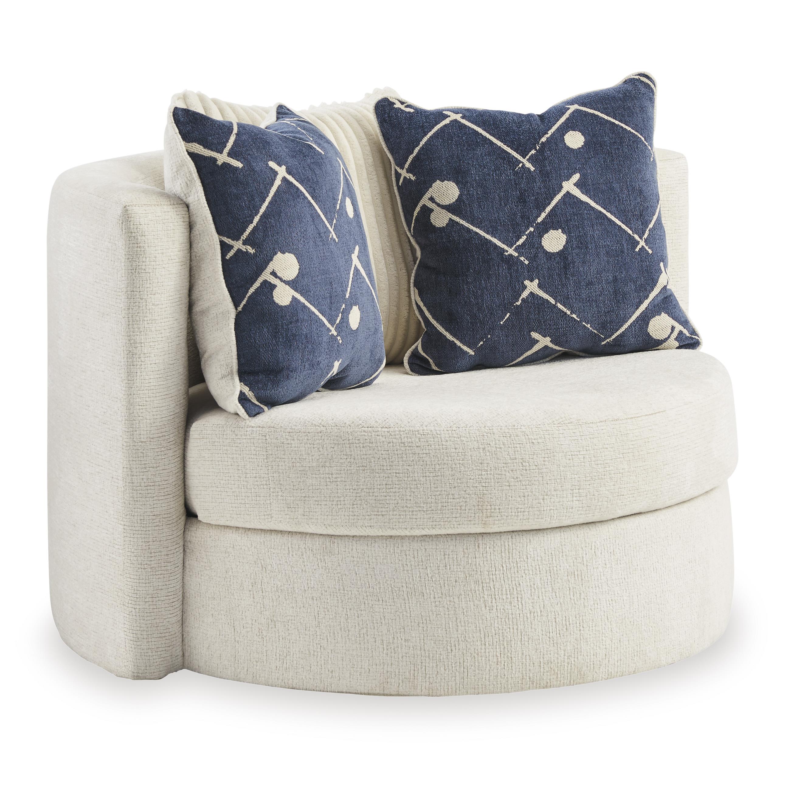  Ashley Padova 3370644 Swivel Accent Chair IMAGE 1