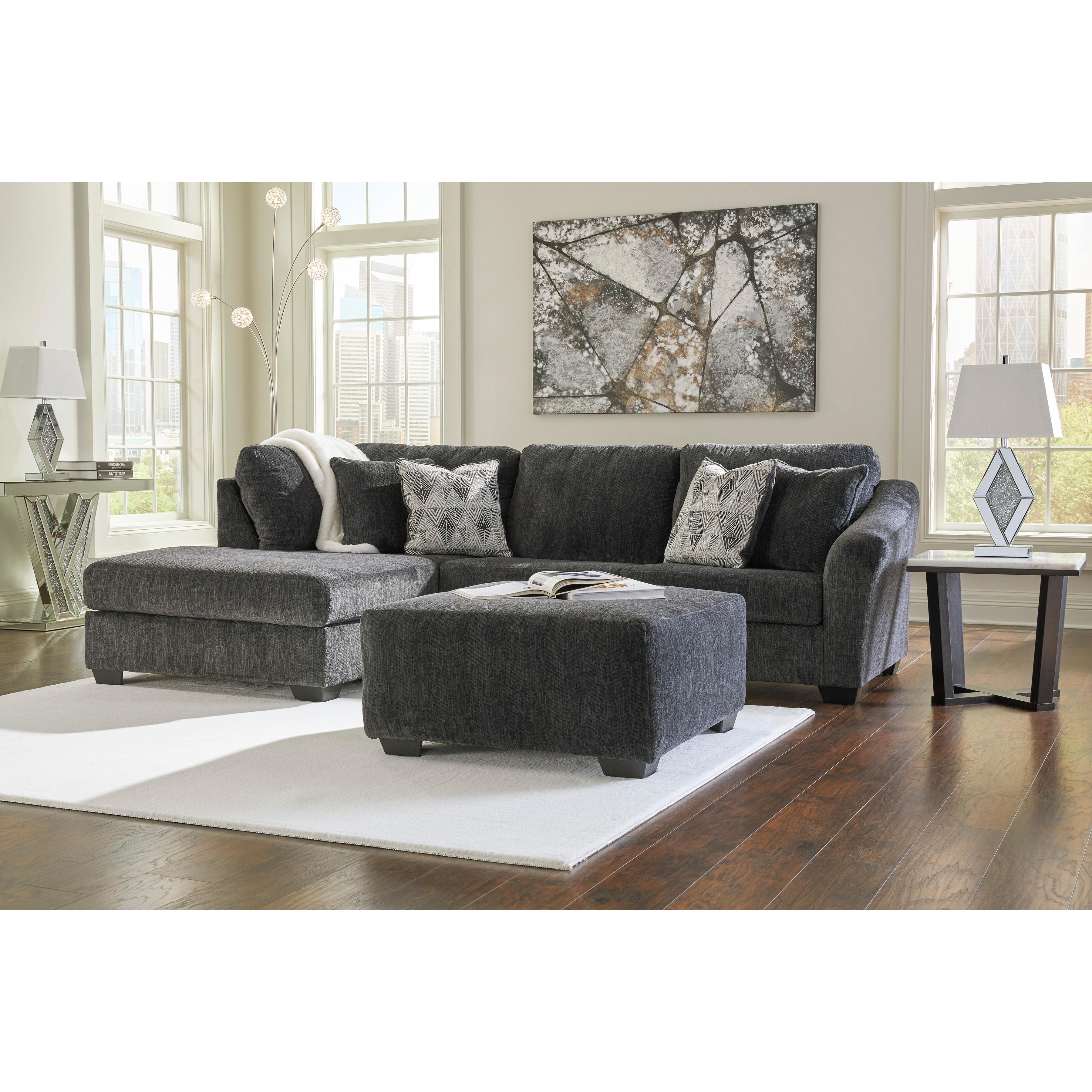  Signature Design by Ashley Biddeford 35504S3 2 pc Sleeper Sectional with Chaise IMAGE 7