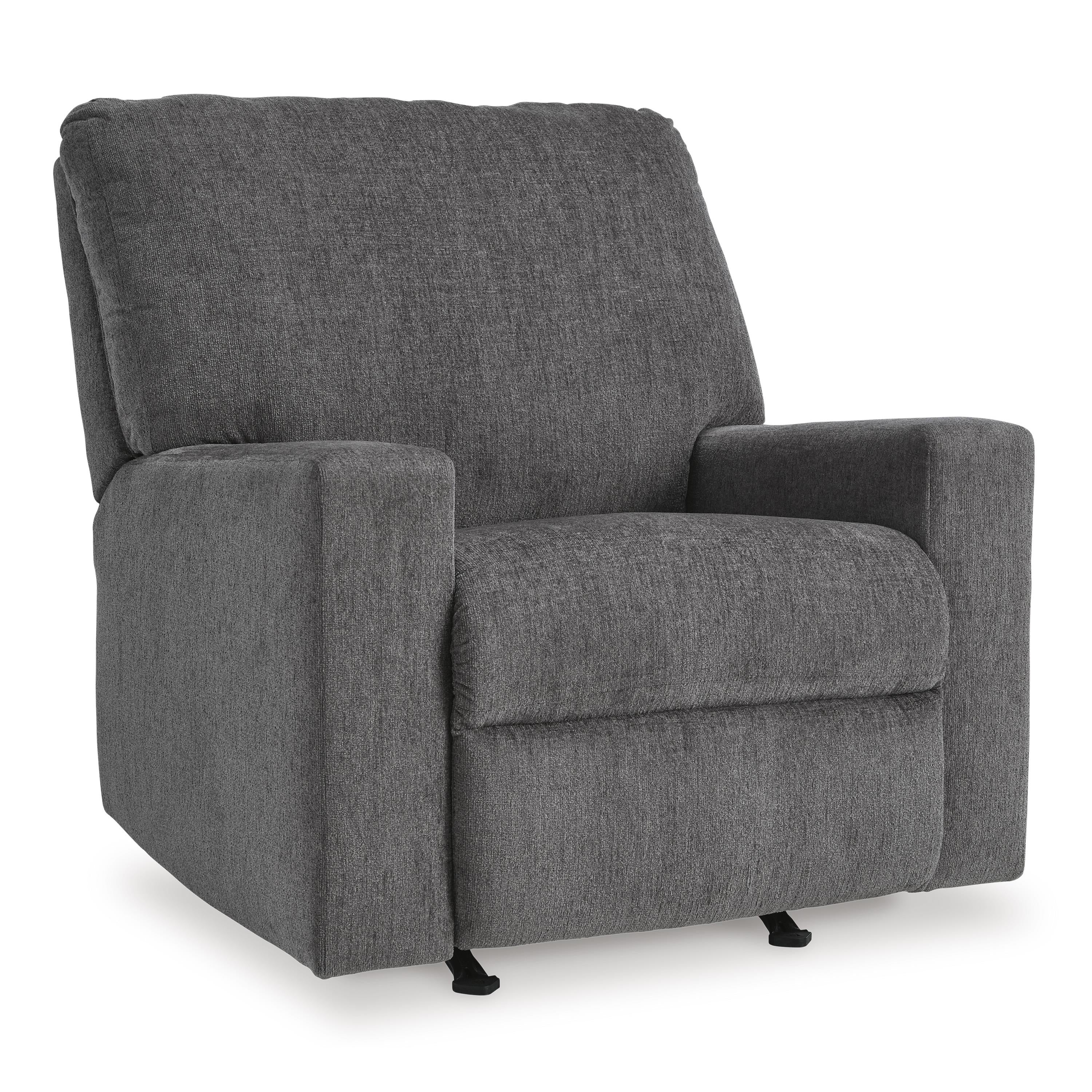  Manufacturer Color_Pewter --  Signature Design by Ashley Rannis Rocker Fabric Recliner IMAGE 1