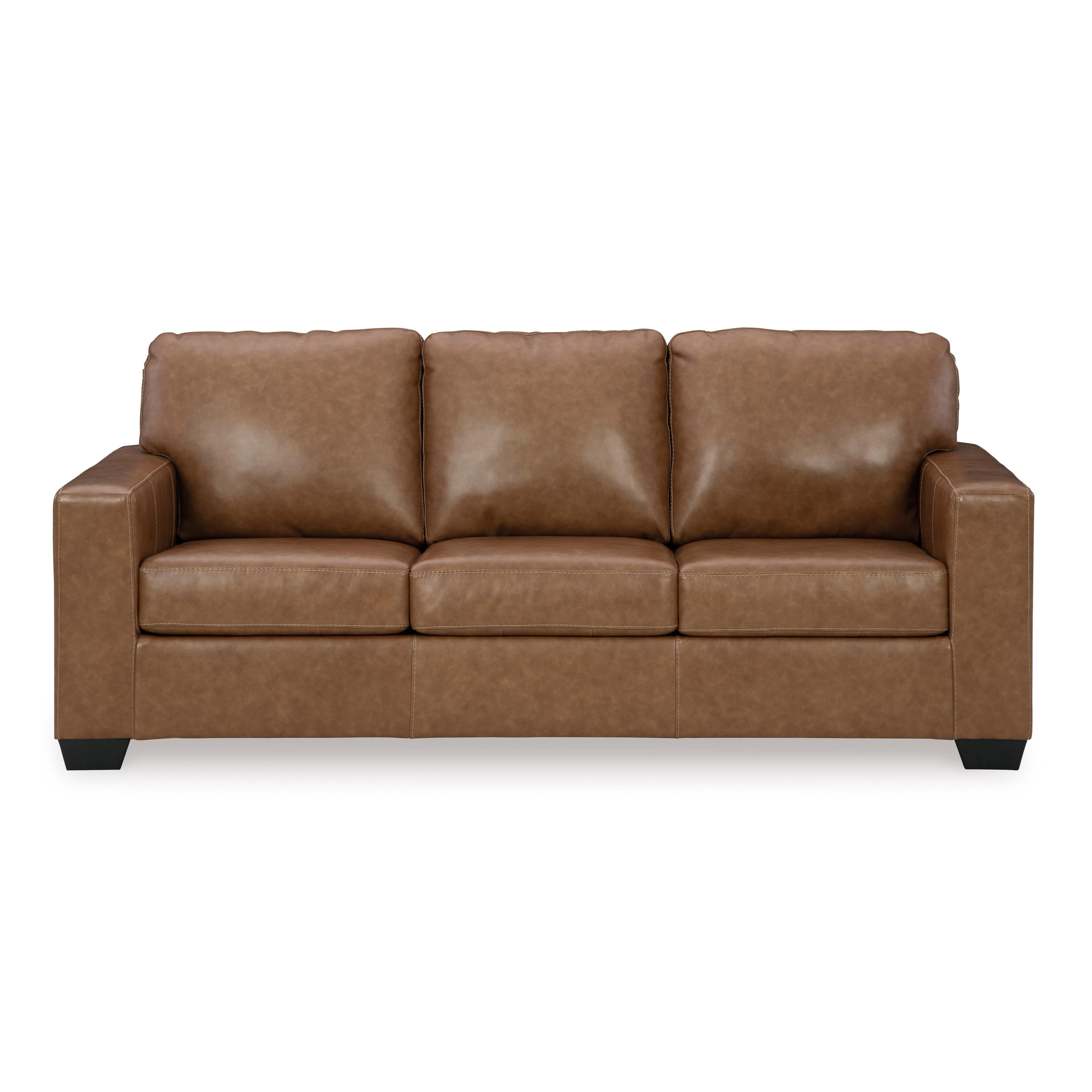  Manufacturer Color_Caramel --  Signature Design by Ashley Bolsena Stationary Leather Match Sofa IMAGE 2