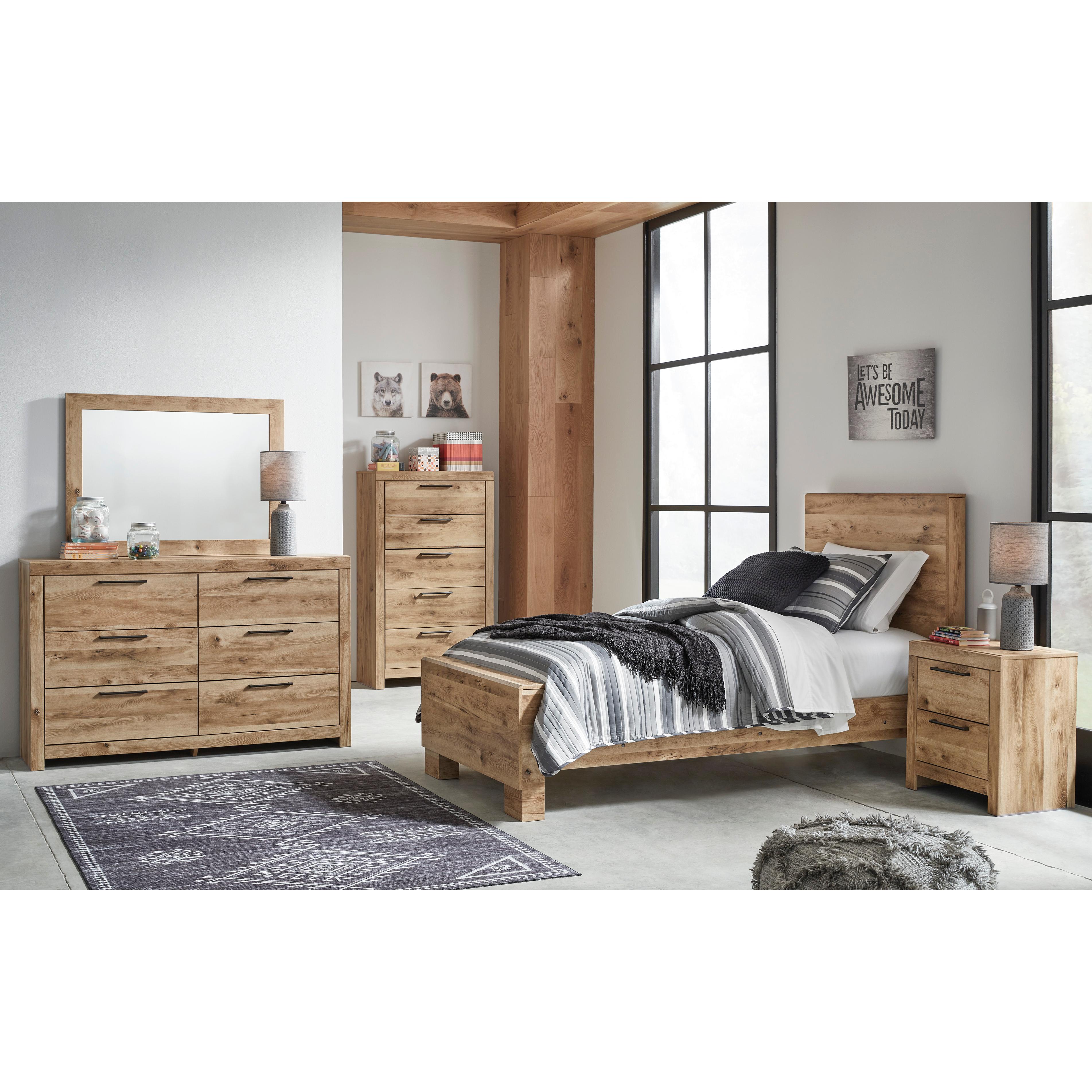  Size_Twin --  Signature Design by Ashley Hyanna Panel Bed IMAGE 6