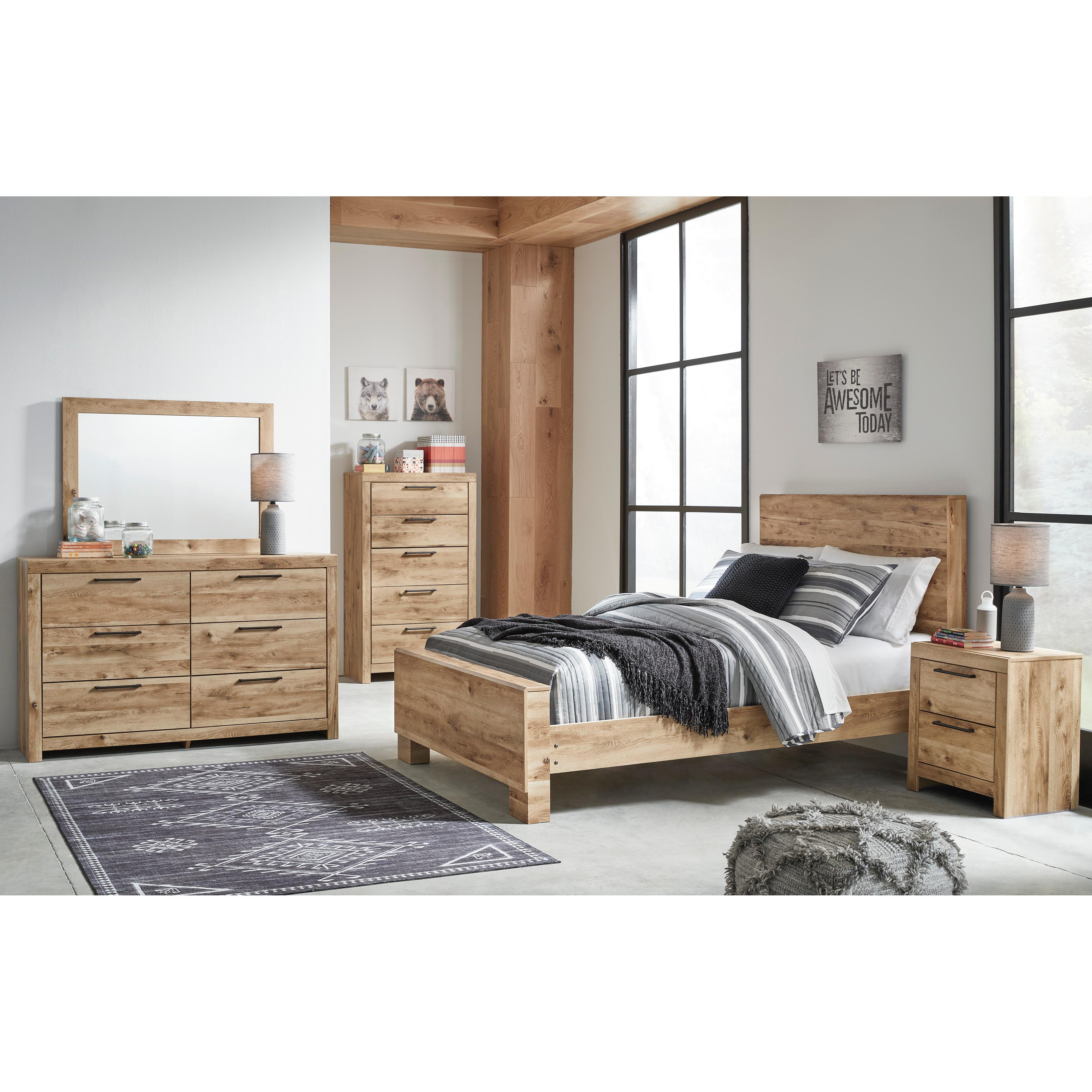 Size_Full --  Hyanna B1050B21 Full Panel Bed IMAGE 6
