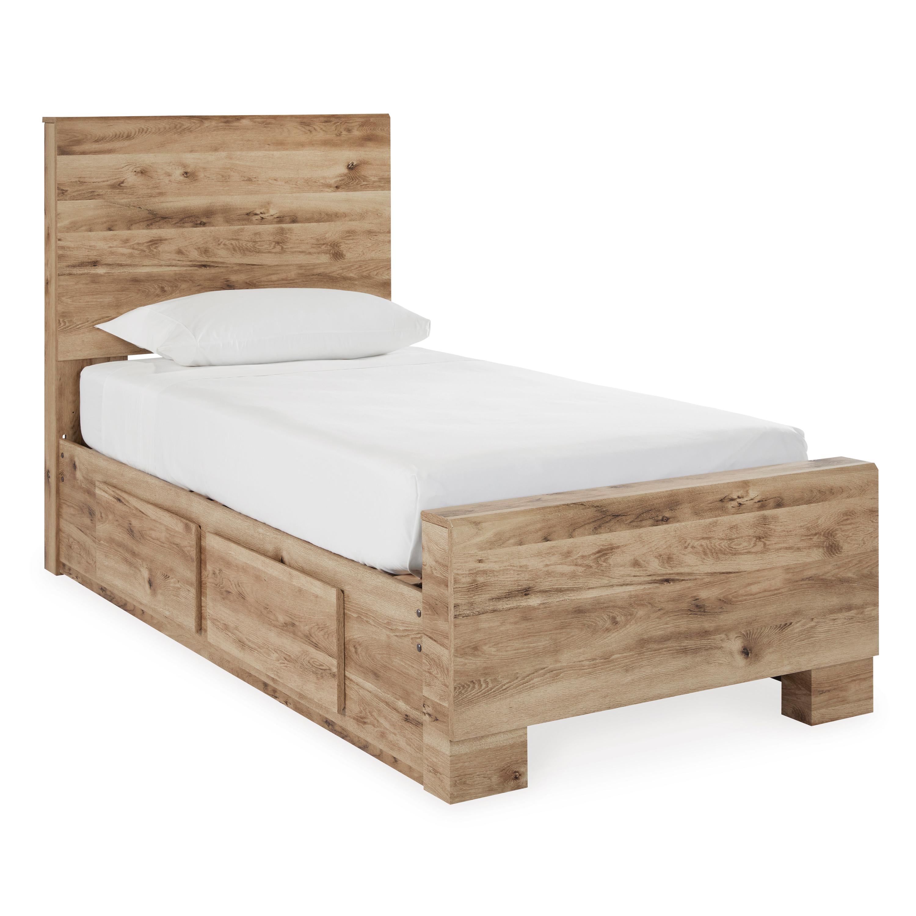  Size_Twin --  Signature Design by Ashley Hyanna Panel Bed with Storage IMAGE 1
