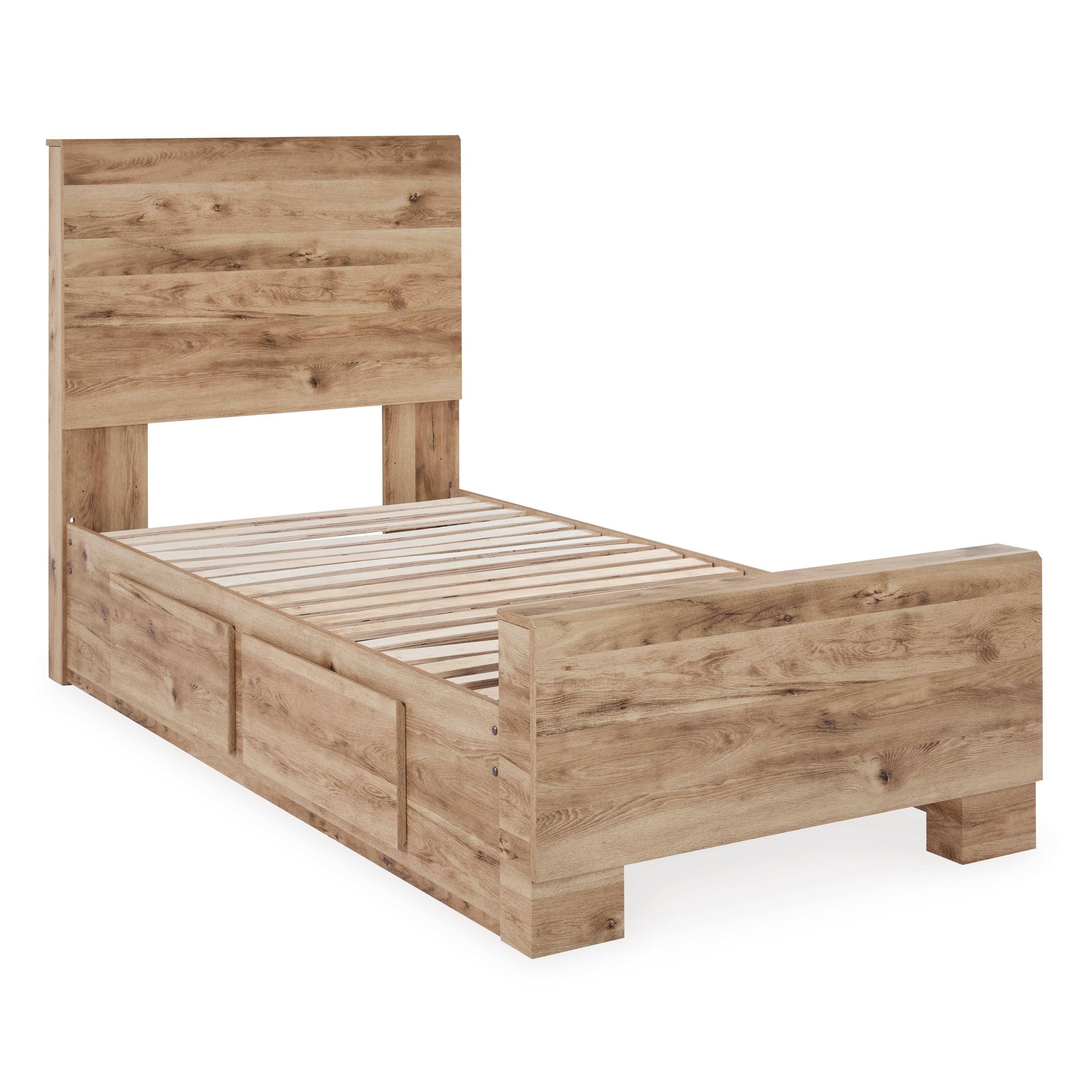  Size_Twin --  Signature Design by Ashley Hyanna Panel Bed with Storage IMAGE 3