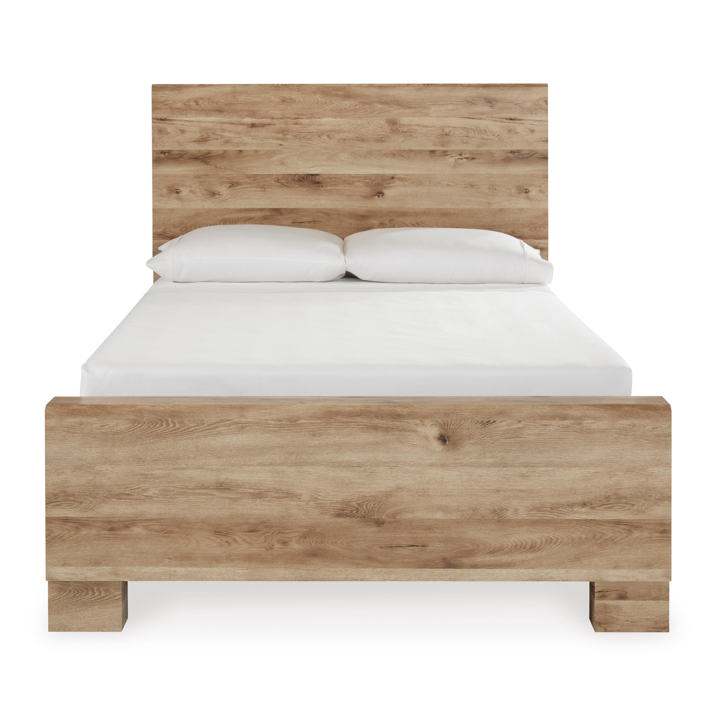  Size_Full --  Hyanna B1050B29 Full Panel Bed with 2 Side Storage IMAGE 2