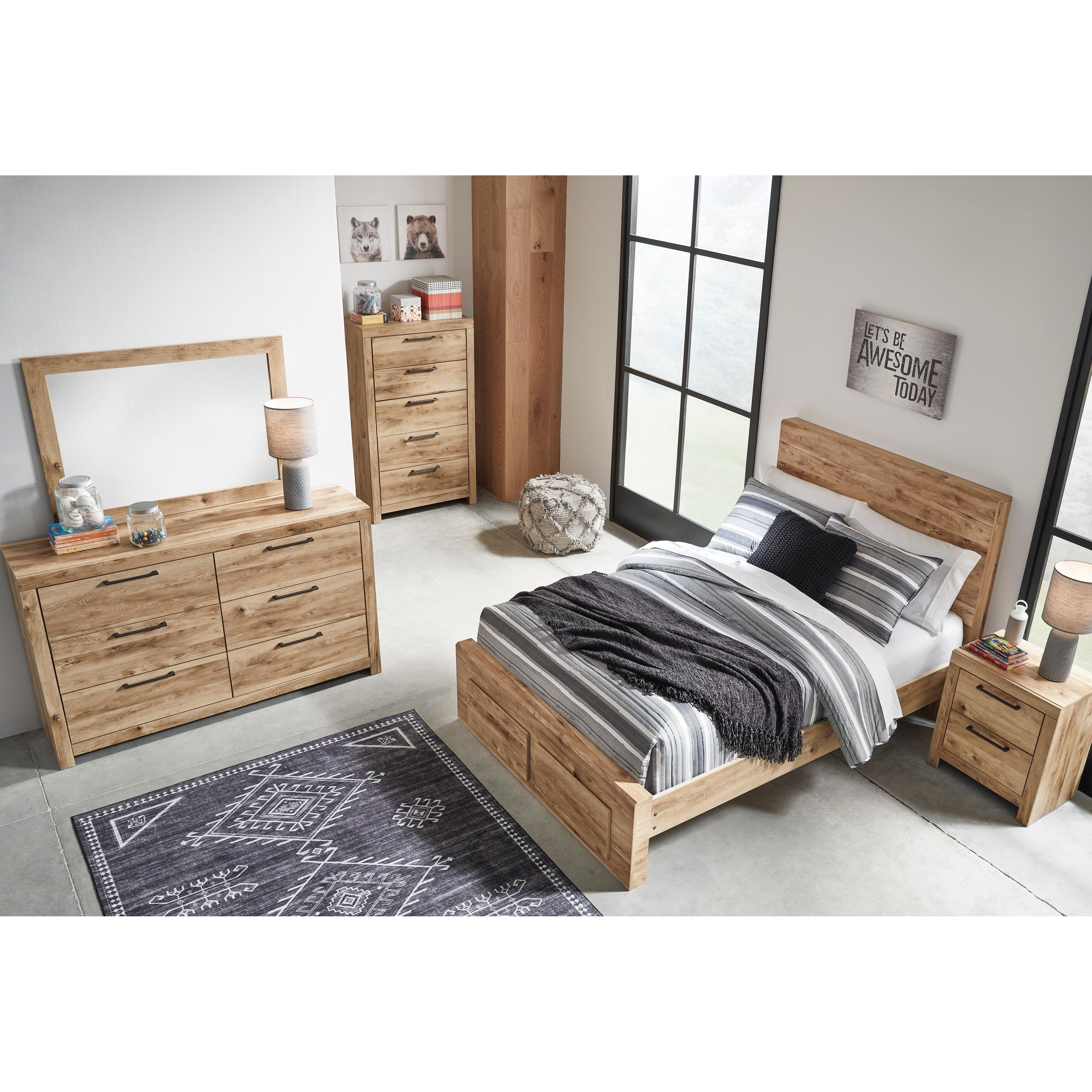  Size_Full --  Signature Design by Ashley Hyanna Panel Bed with Storage IMAGE 6