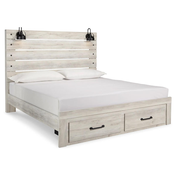 Signature Design by Ashley Cambeck King Panel Bed with Storage B192-58/B192-56S/B192-95/B100-14