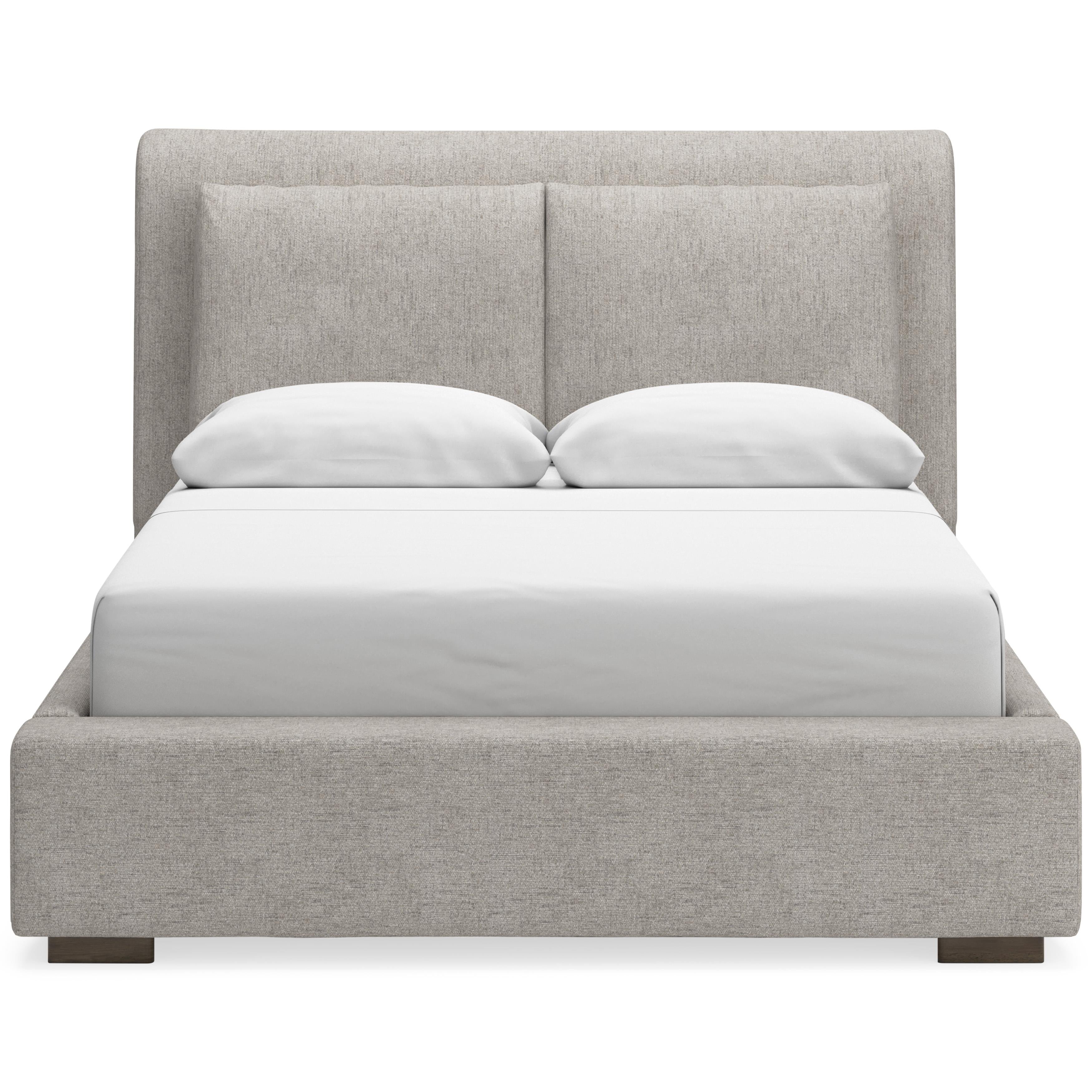  Size_Queen --  Signature Design by Ashley Cabalynn Upholstered Platform Bed IMAGE 2