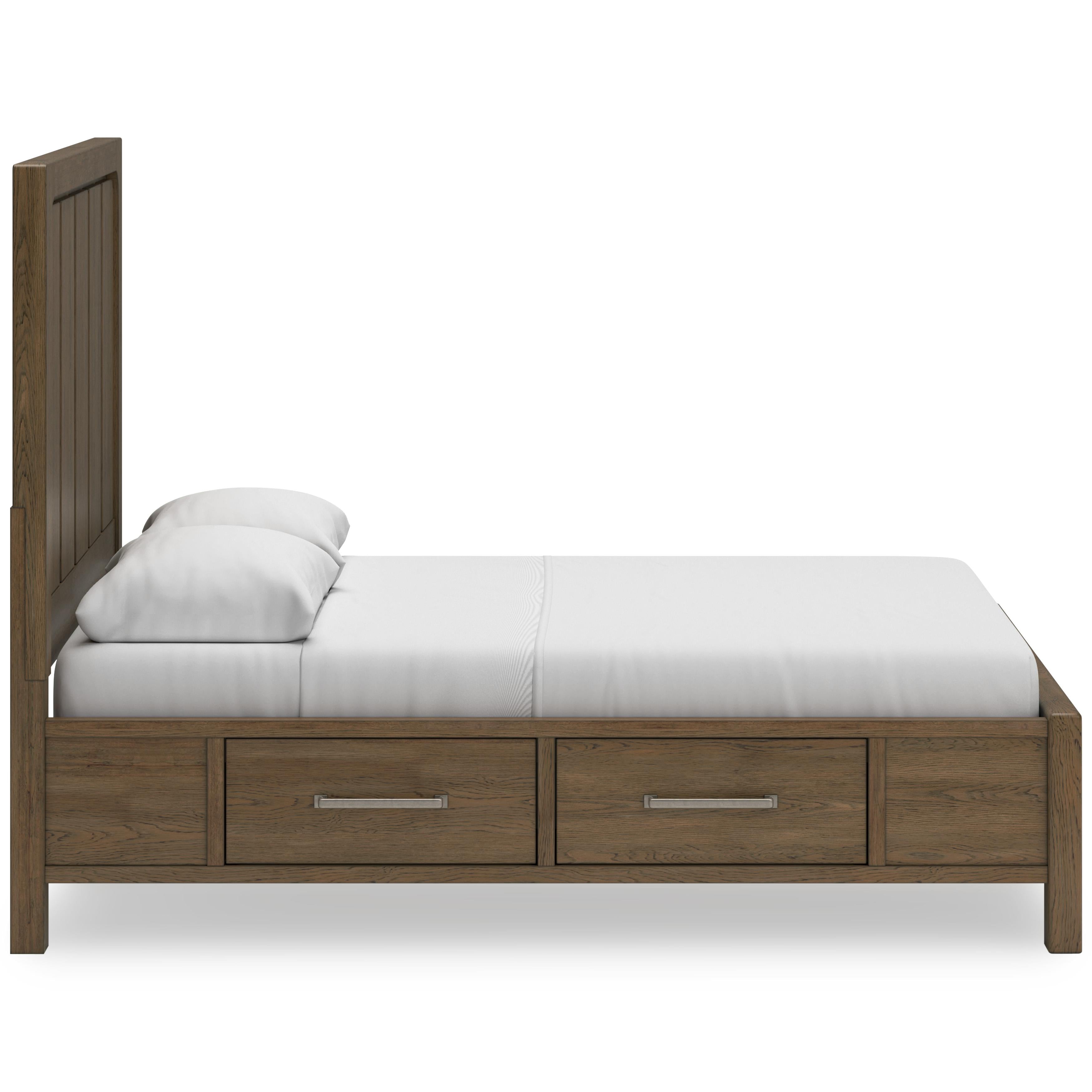  Size_Queen --  Signature Design by Ashley Cabalynn Panel Bed with Storage IMAGE 4