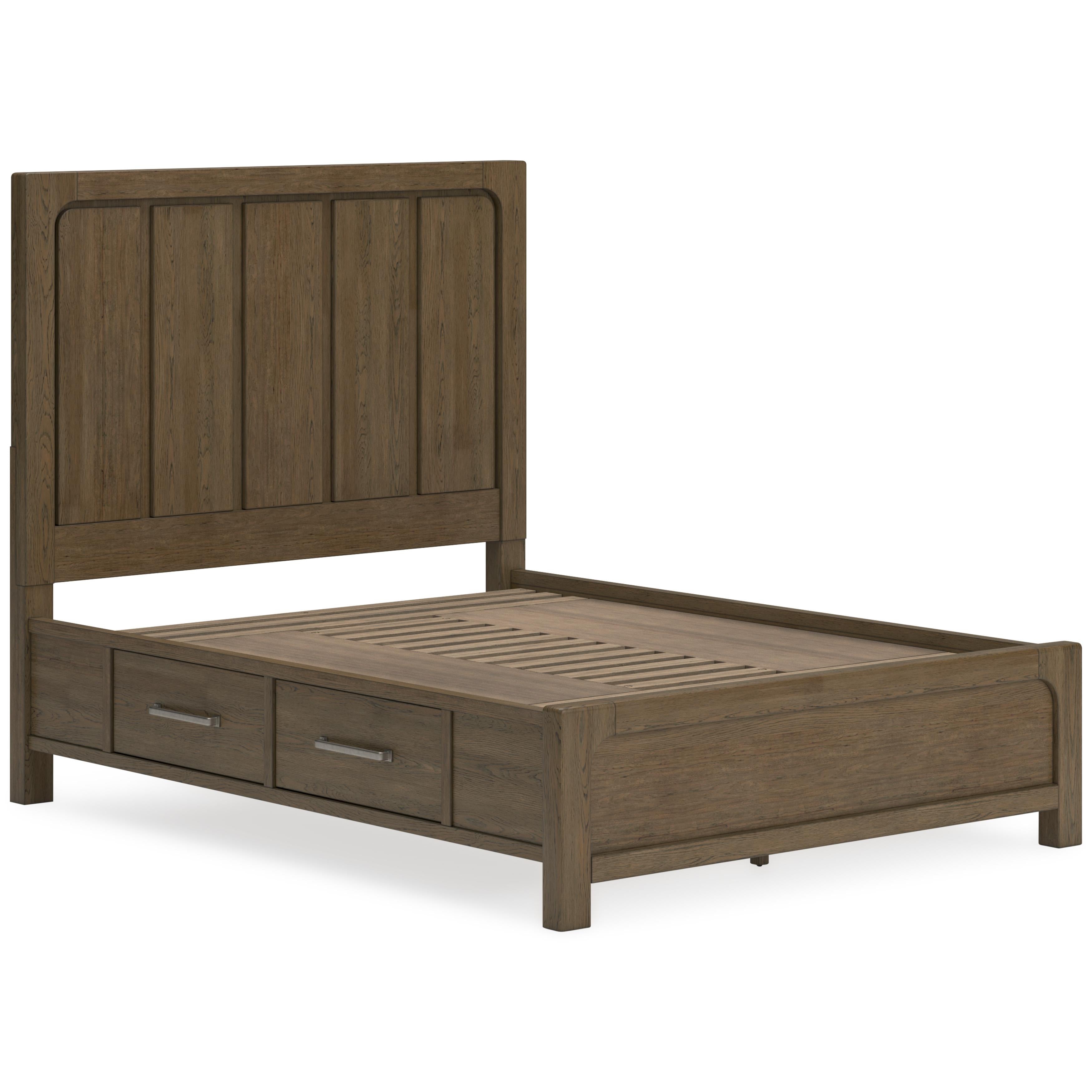  Size_Queen --  Signature Design by Ashley Cabalynn Panel Bed with Storage IMAGE 6