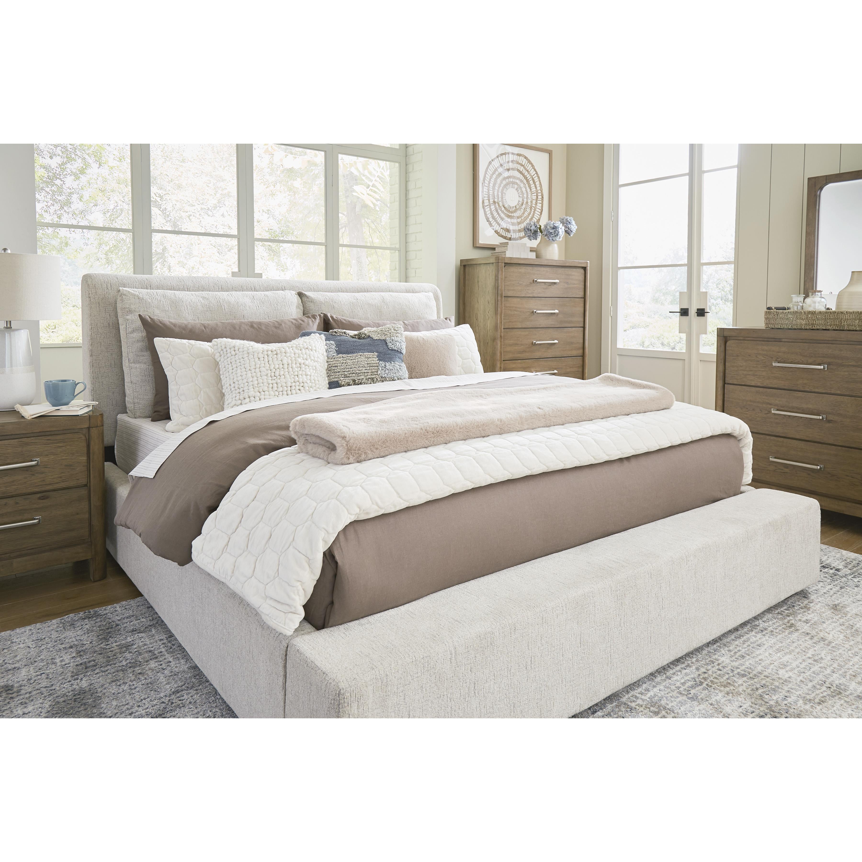  Size_King --  Cabalynn B974B6 King Upholstered Bed IMAGE 8