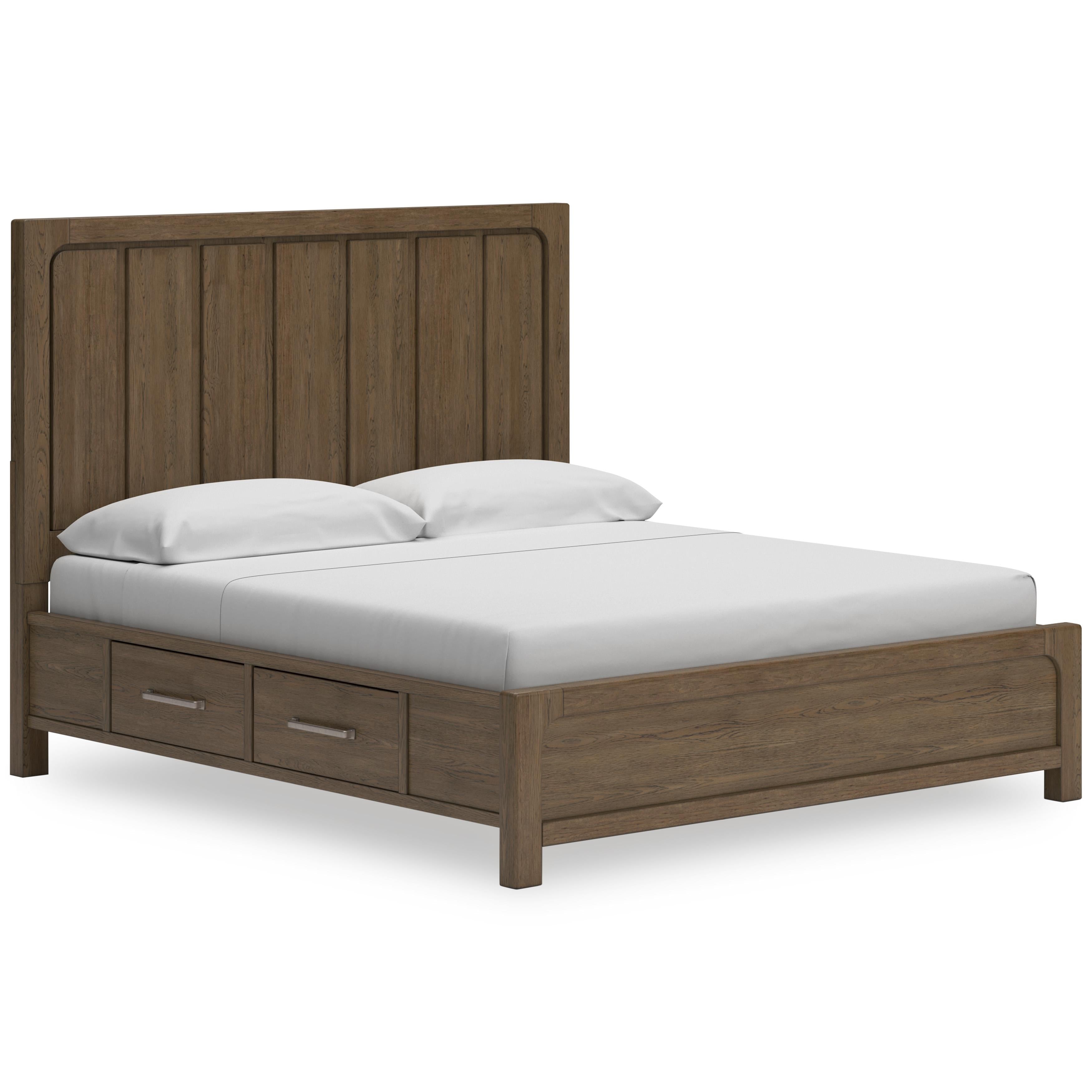  Size_California King --  Cabalynn B974B9 California King Panel Bed with Storage IMAGE 1