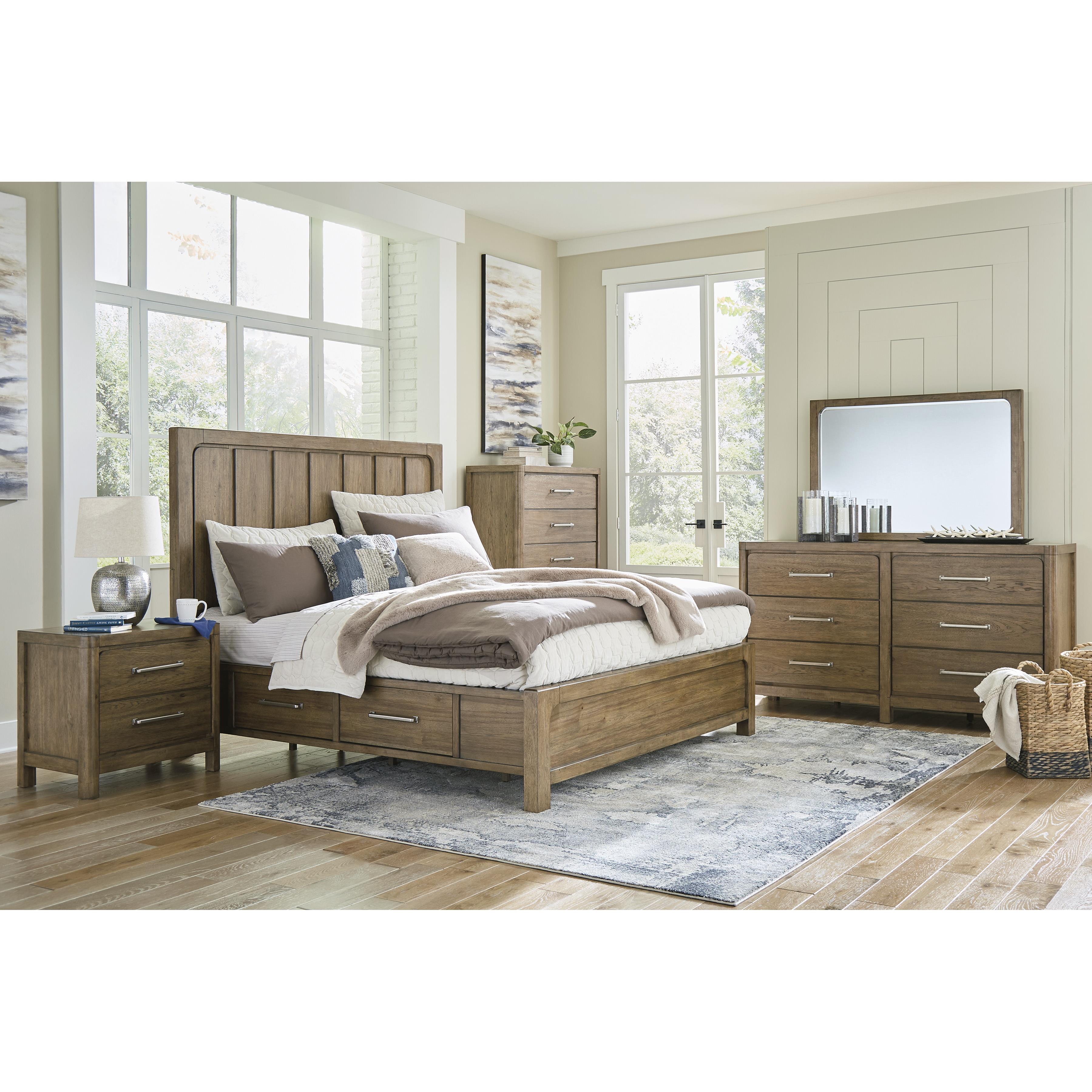  Size_California King --  Cabalynn B974B9 California King Panel Bed with Storage IMAGE 9
