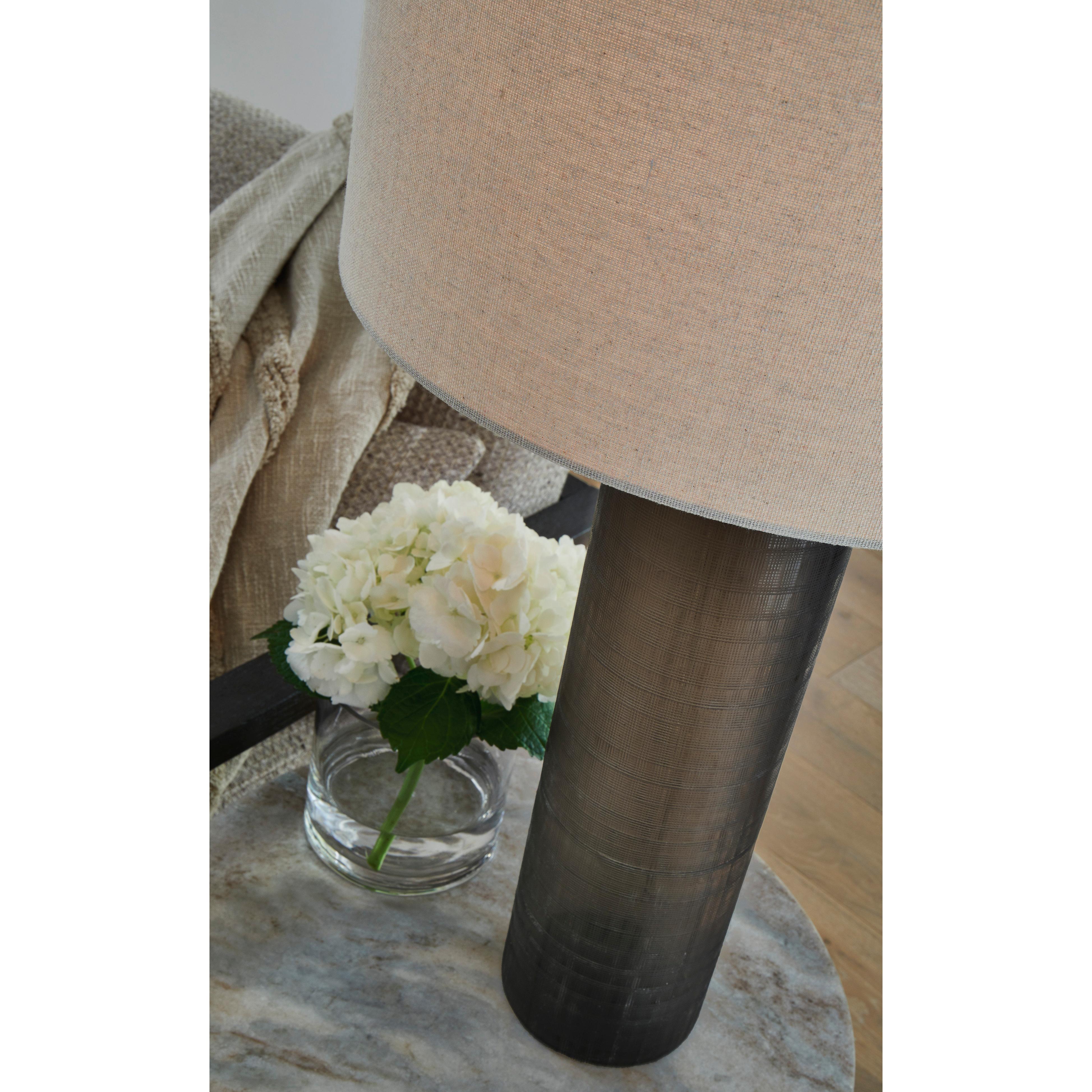  Signature Design by Ashley Dingerly L430824 Glass Table Lamp IMAGE 4