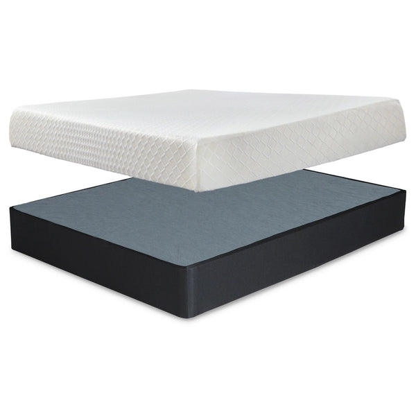 Sierra Sleep 10 Inch Chime Memory Foam M699M1 King Mattress and Foundation