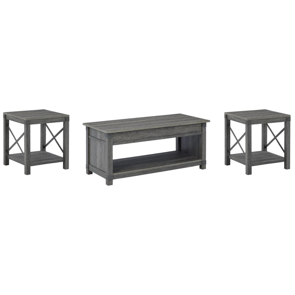 Signature Design by Ashley Freedan T175T1 Coffee Table and 2 End Tables