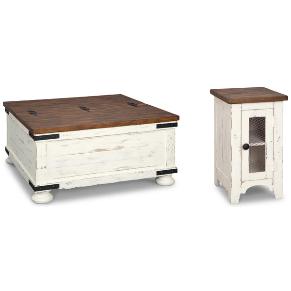 Signature Design by Ashley Wystfield T459T4 Coffee Table and Chairside End Table