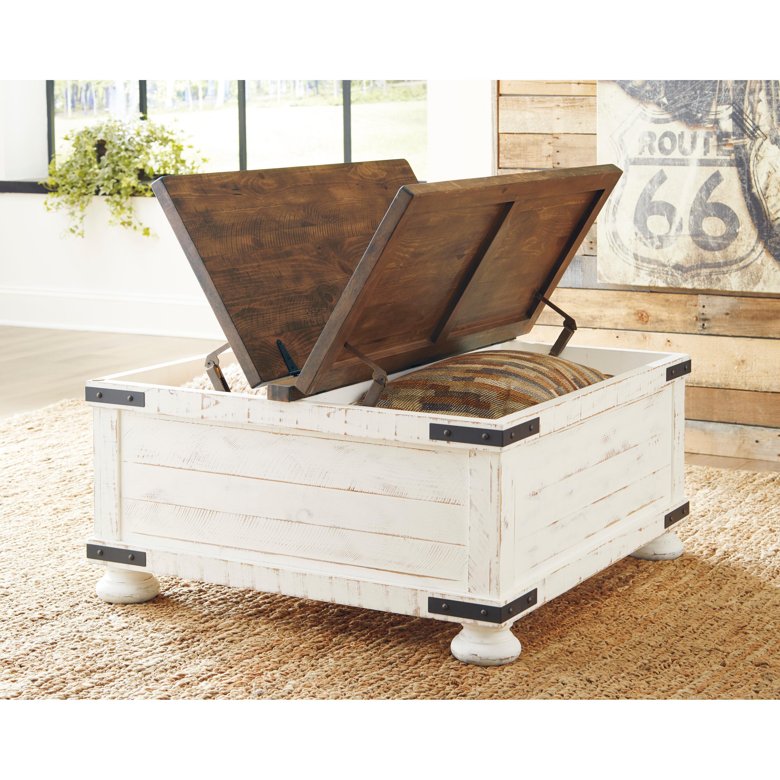  Signature Design by Ashley Wystfield T459T4 Coffee Table and Chairside End Table IMAGE 3
