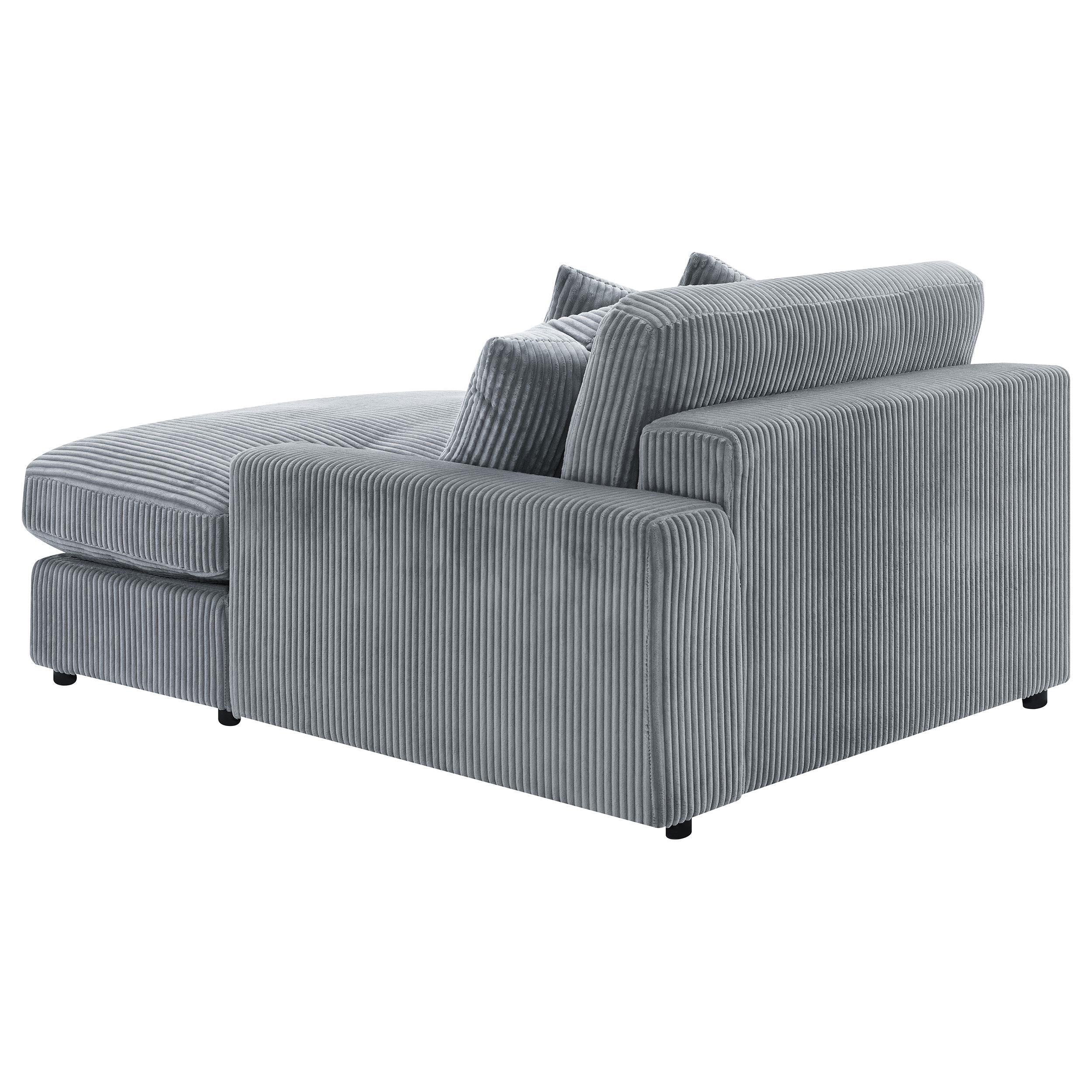  Coaster Furniture Blaine 509900 Upholstered Reversible Chaise Sectional Sofa - Fog IMAGE 13
