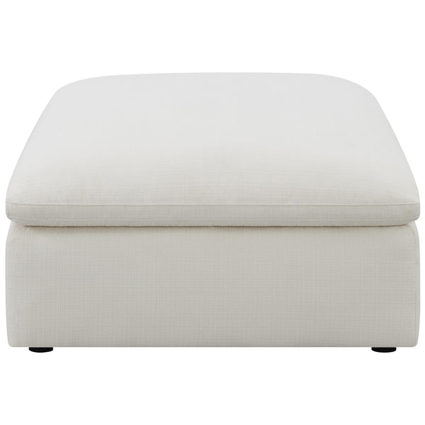 Coaster Furniture Hobson 551453 Square Upholstered Ottoman - Ivory