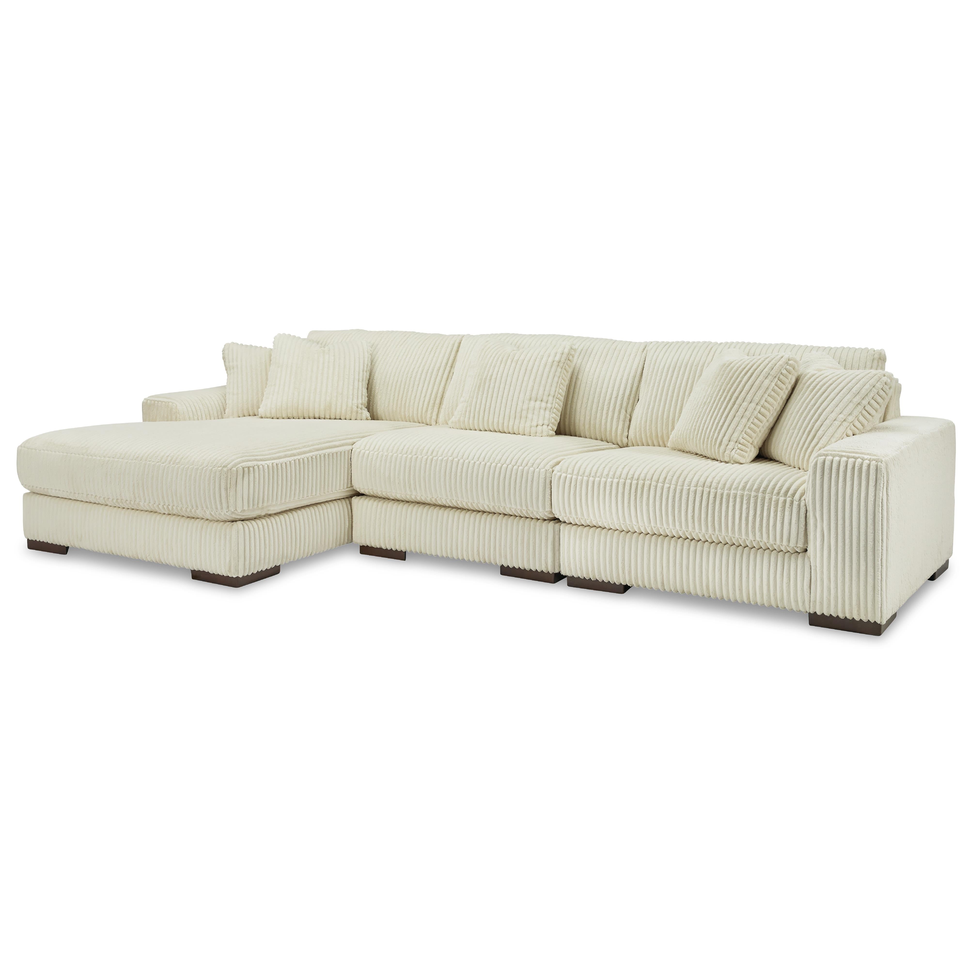  Manufacturer Color_Ivory --  Signature Design by Ashley Lindyn Fabric 3 pc Sectional IMAGE 1