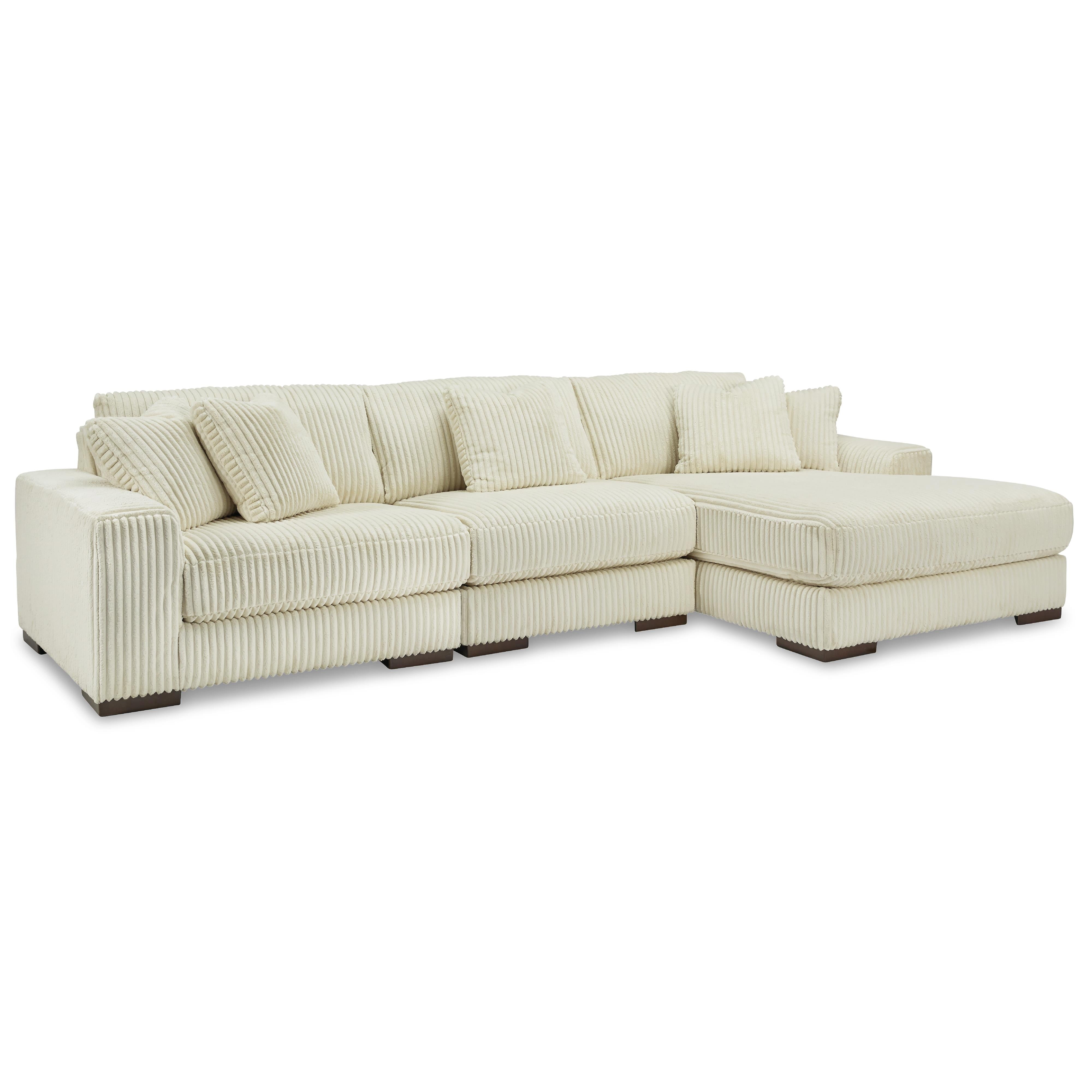  Manufacturer Color_Ivory --  Signature Design by Ashley Lindyn Fabric 3 pc Sectional IMAGE 1