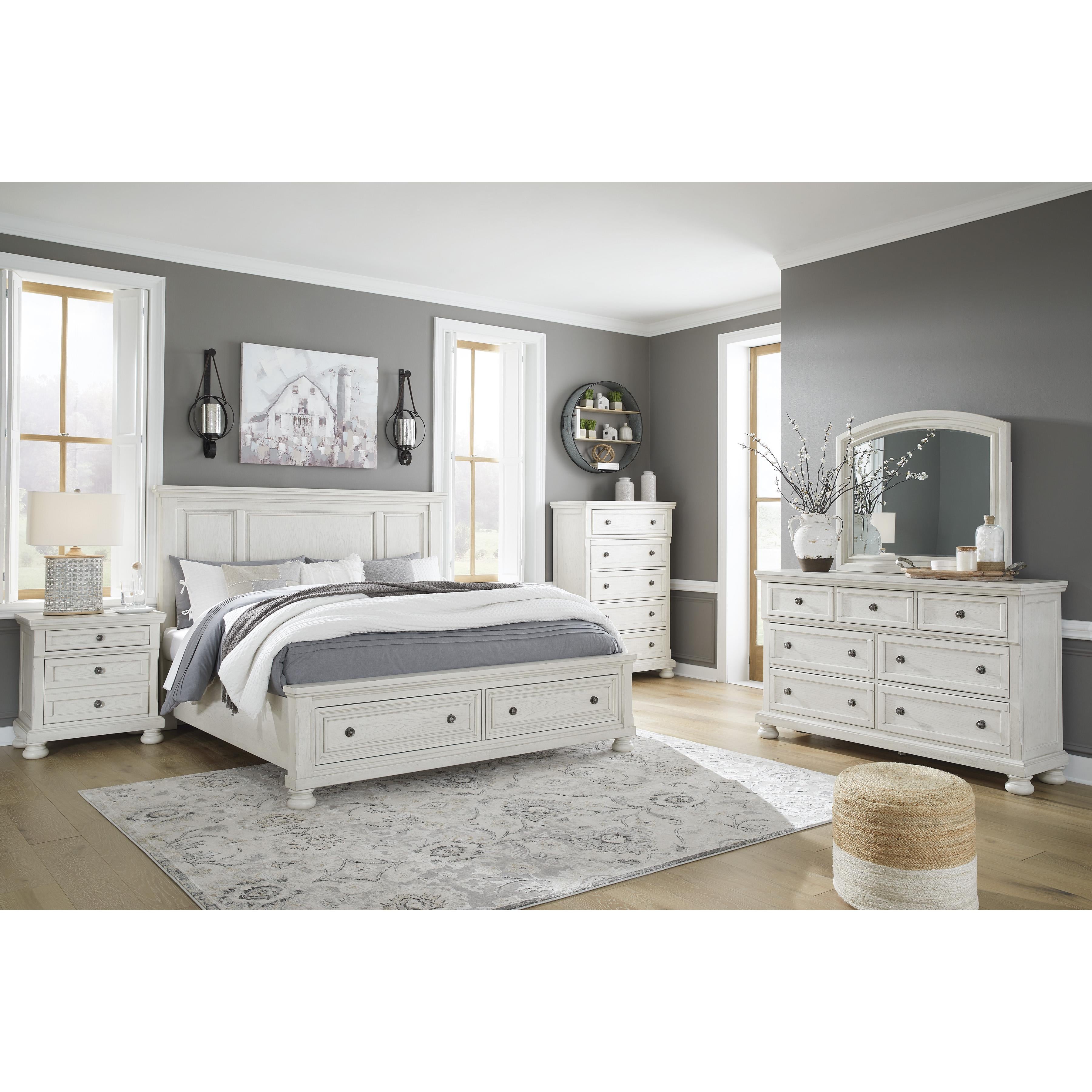  Size_Queen --  Signature Design by Ashley Robbinsdale Panel Bed with Storage IMAGE 6