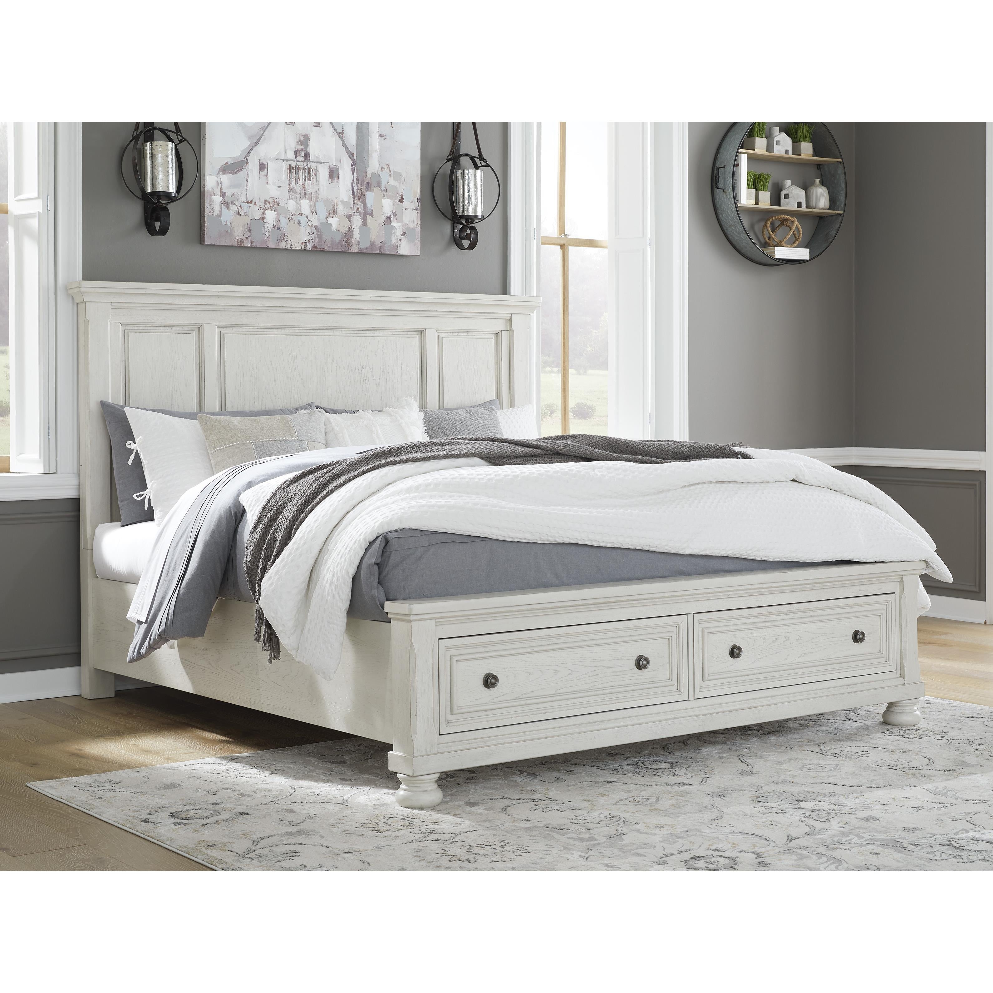  Size_King --  Robbinsdale B742B25 King Panel Storage Bed IMAGE 5