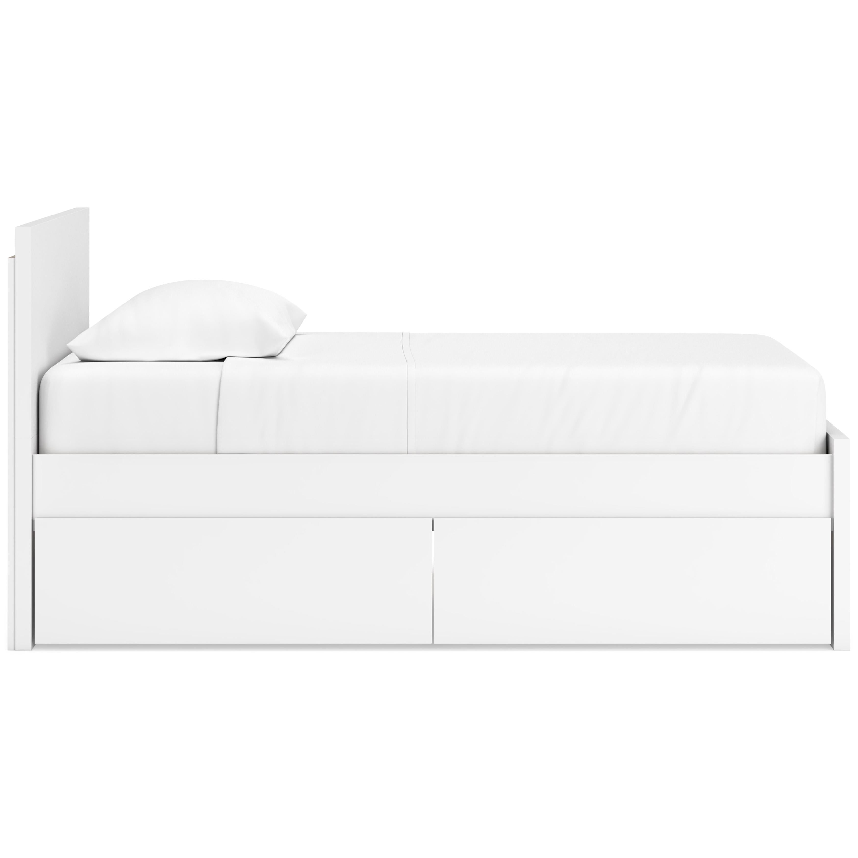  Size_Twin --  Signature Design by Ashley Onita Platform Bed with Storage IMAGE 4