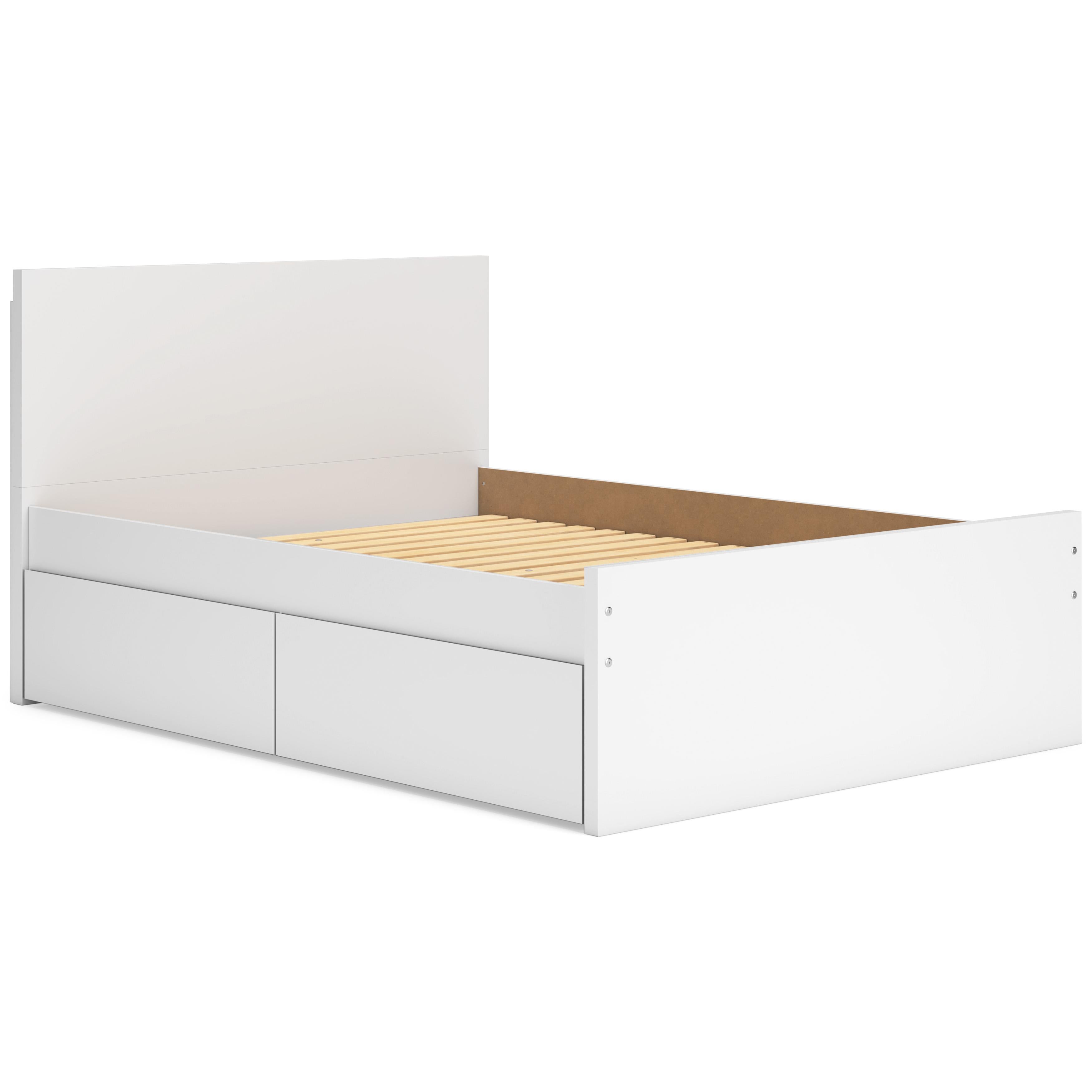  Size_Full --  Onita EB9630B11 Full Panel Platform Bed with 1 Side Storage IMAGE 7