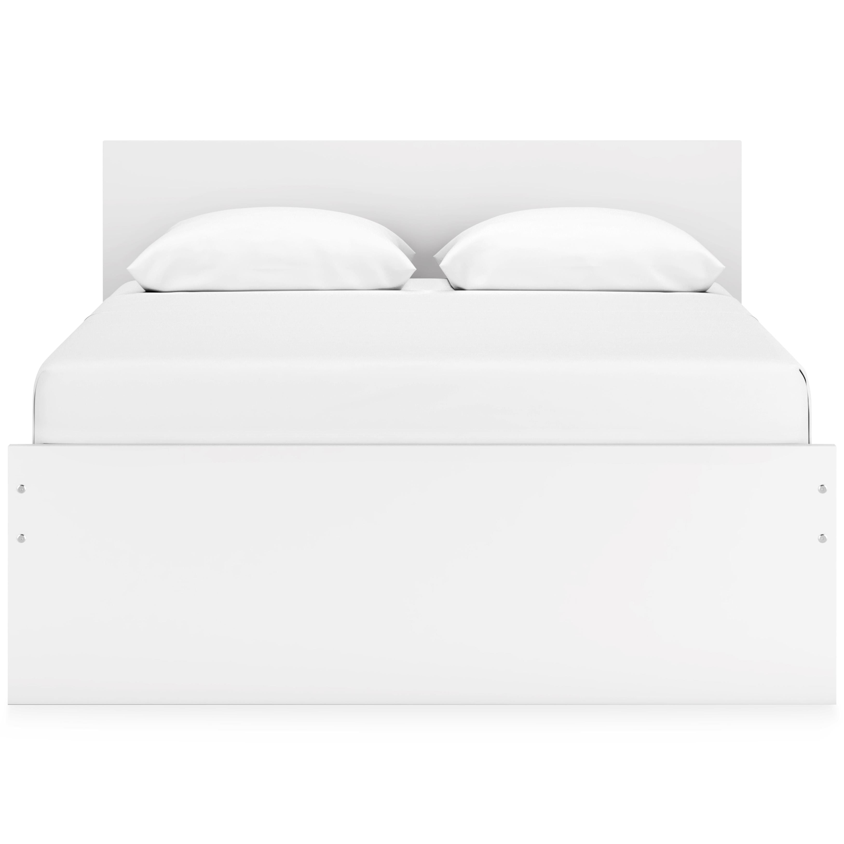  Size_Queen --  Onita EB9630B12 Queen Panel Platform Bed with 1 Side Storage IMAGE 4