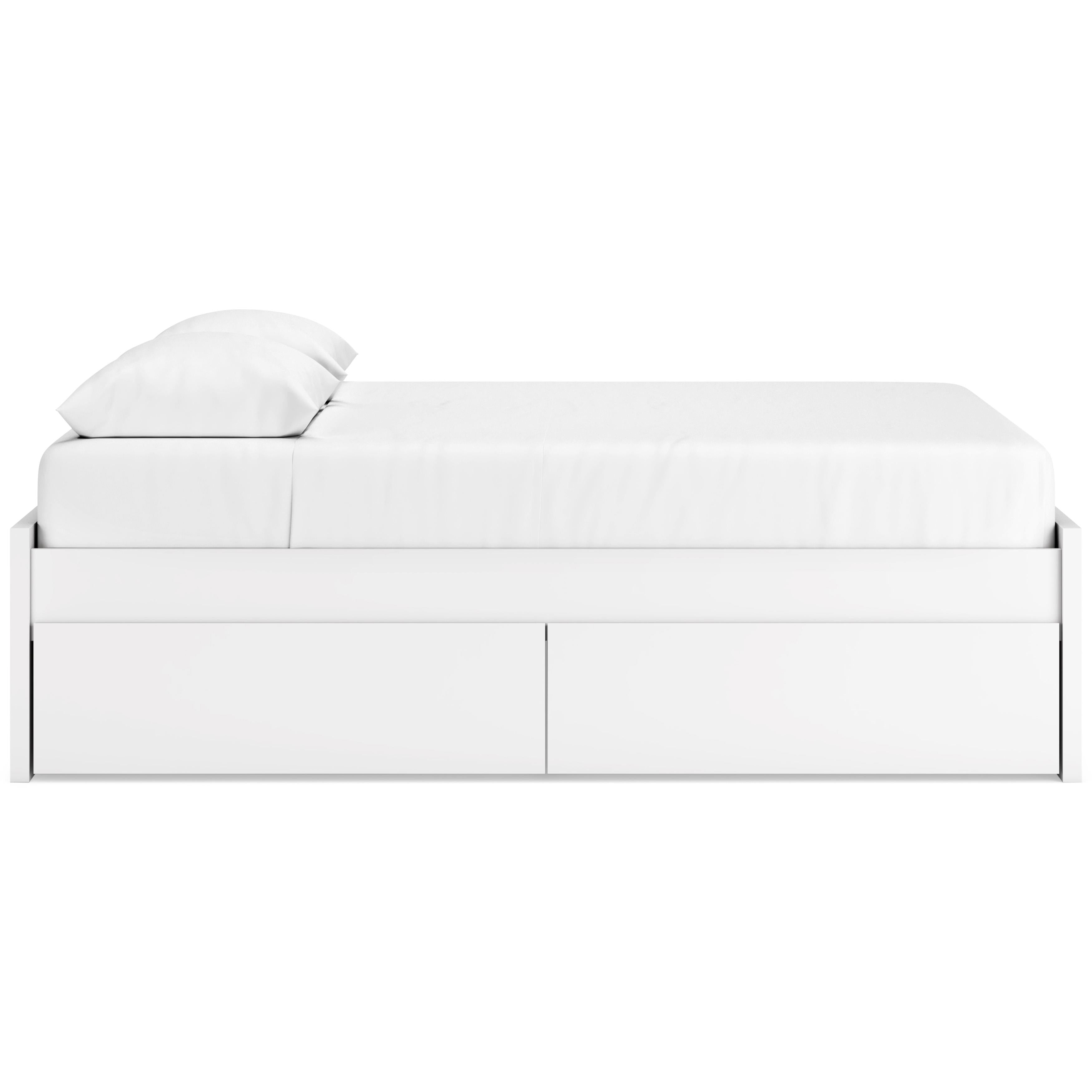  Size_Queen --  Onita EB9630B14 Queen Platform Bed with 2 Side Storage IMAGE 5