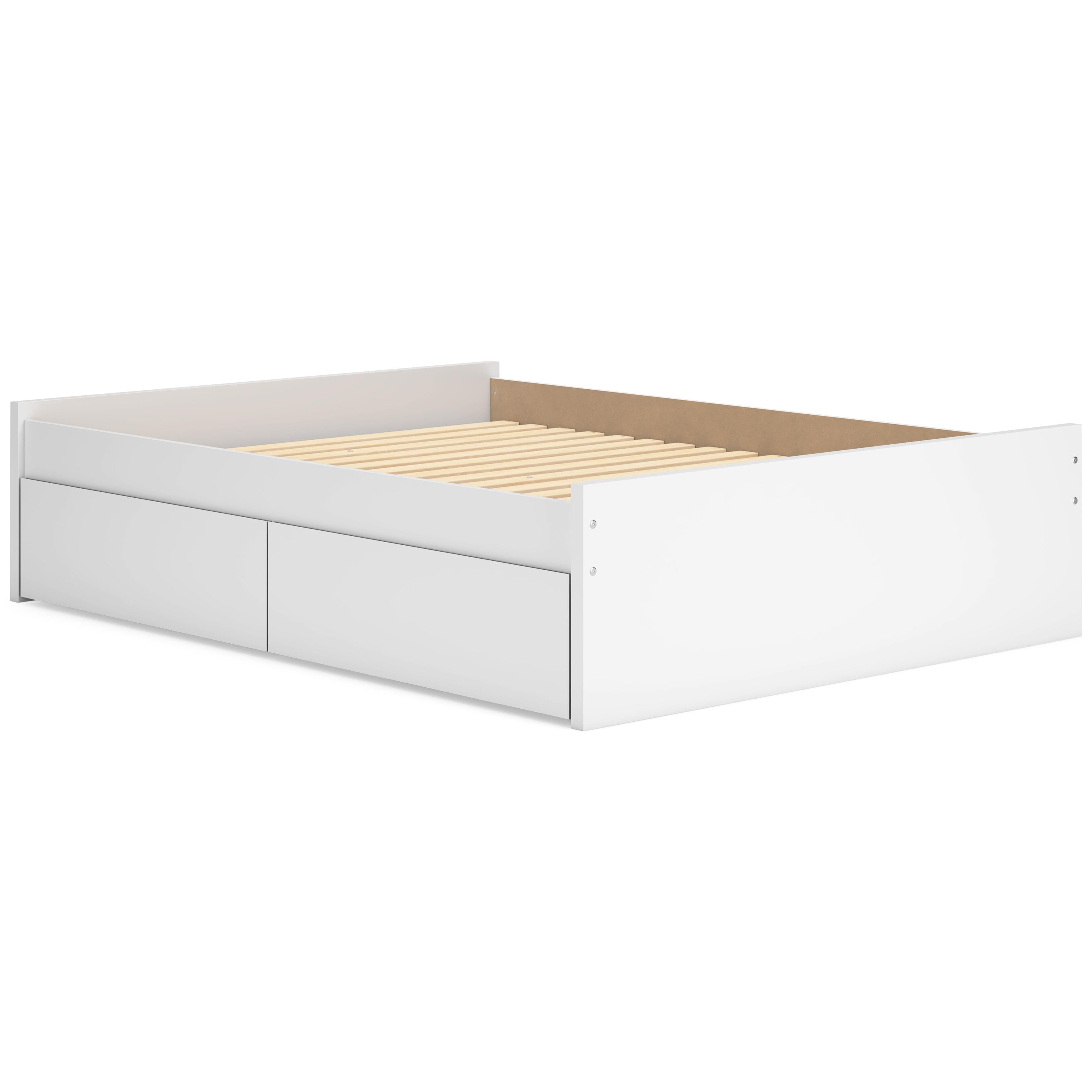  Size_Queen --  Onita EB9630B14 Queen Platform Bed with 2 Side Storage IMAGE 7