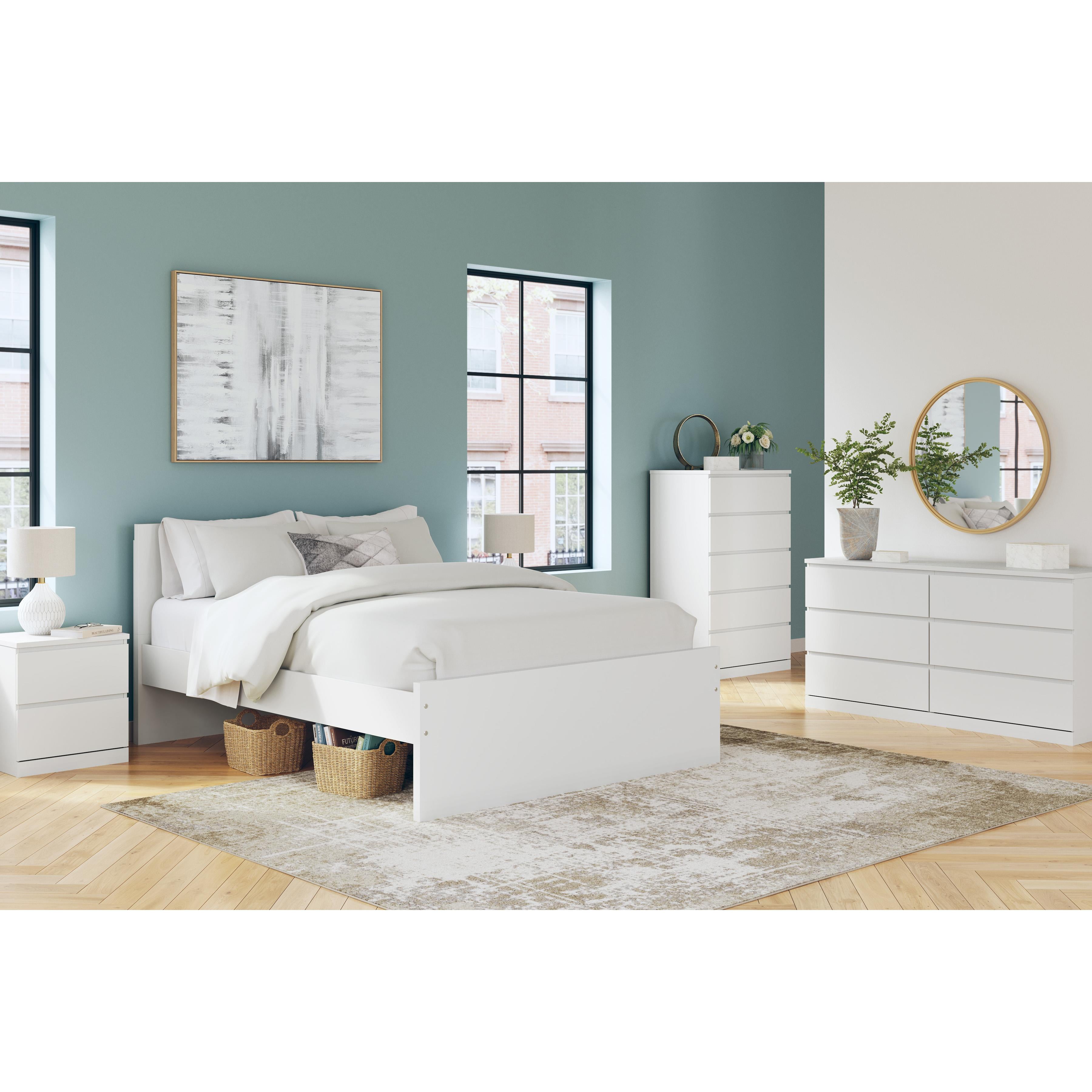  Size_Queen --  Onita EB9630B8 Queen Panel Platform Bed IMAGE 8