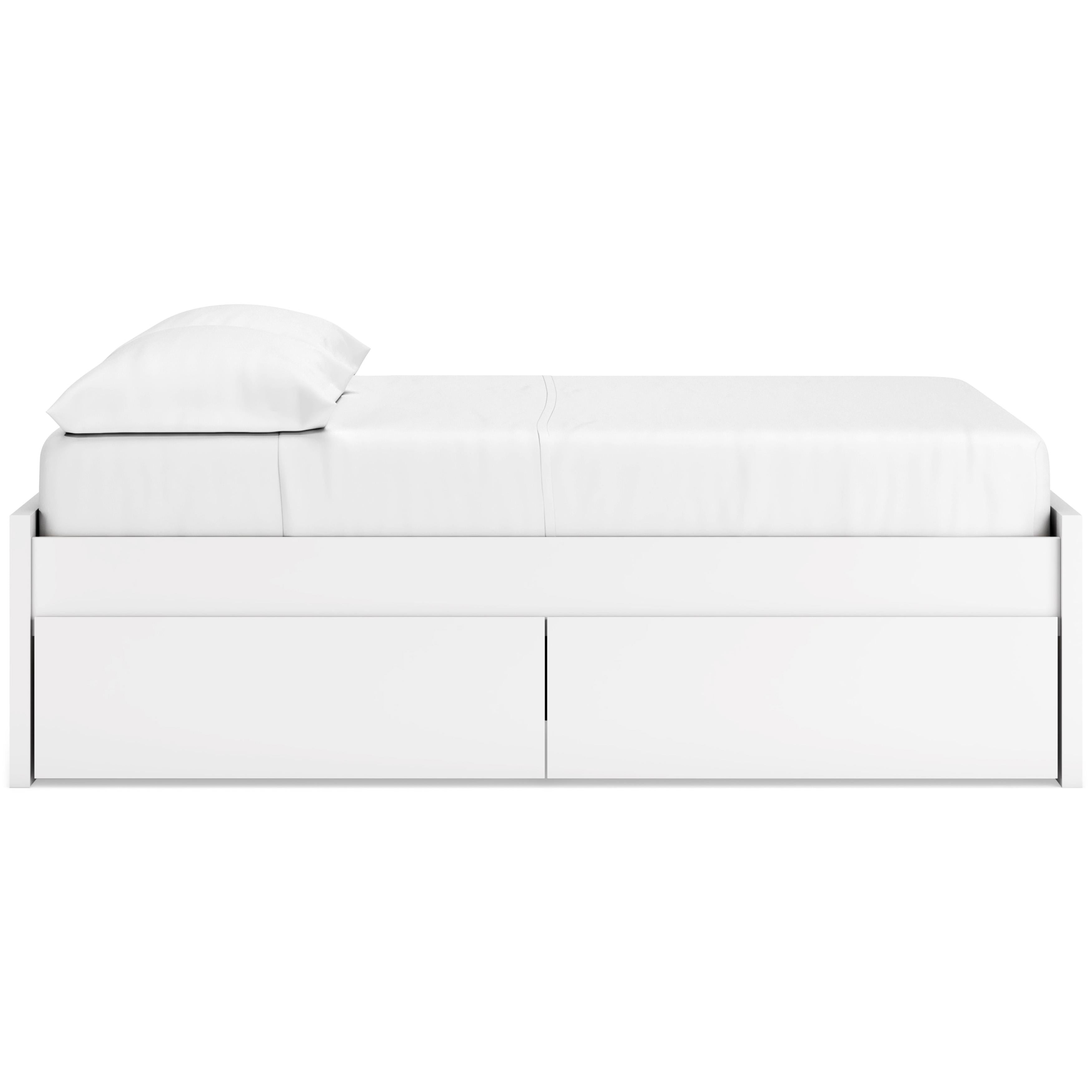  Size_Full --  Onita EB9630B9 Full Platform Bed with 1 Side Storage IMAGE 5